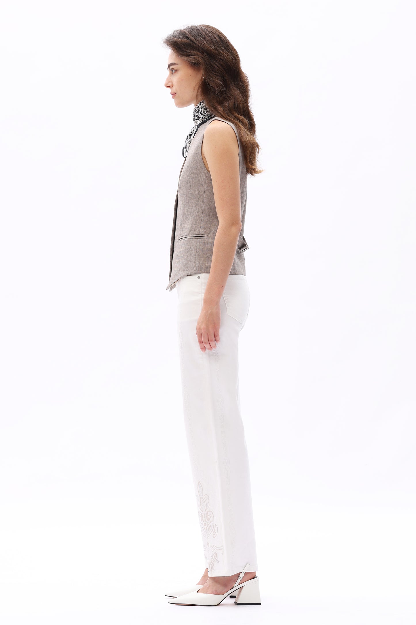 MID RISE STRAIGHT BYT5308 WHITE