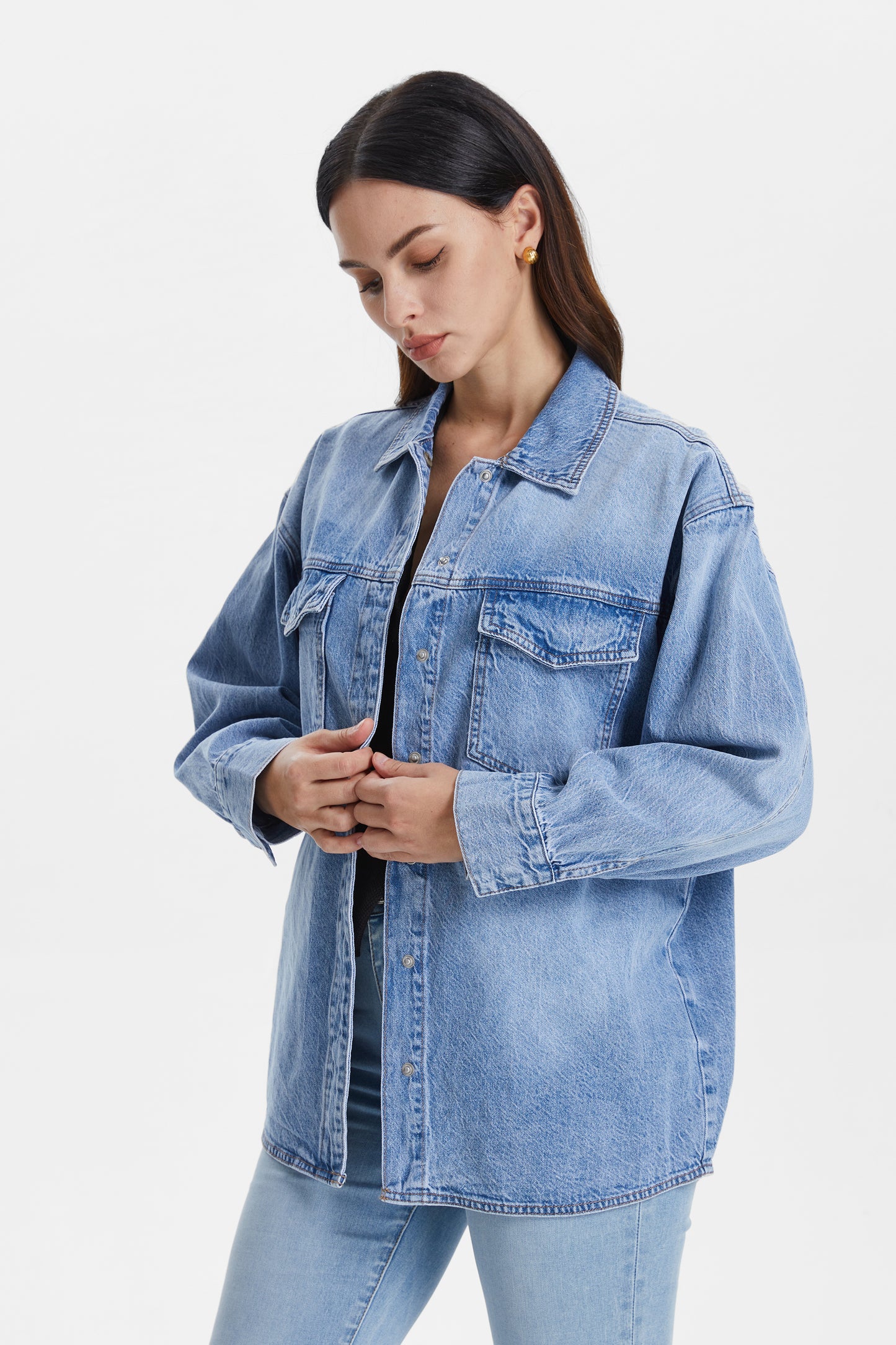 OVERSIZED SHIRT JACKET