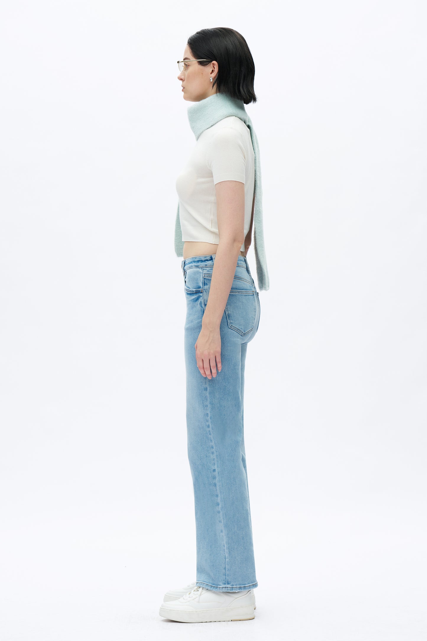 ALSA MID RISE WIDE LEG