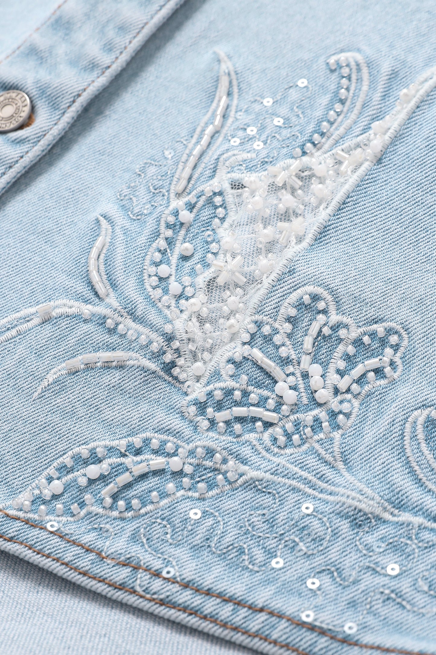 EMBROIDERED DENIM SHIRT