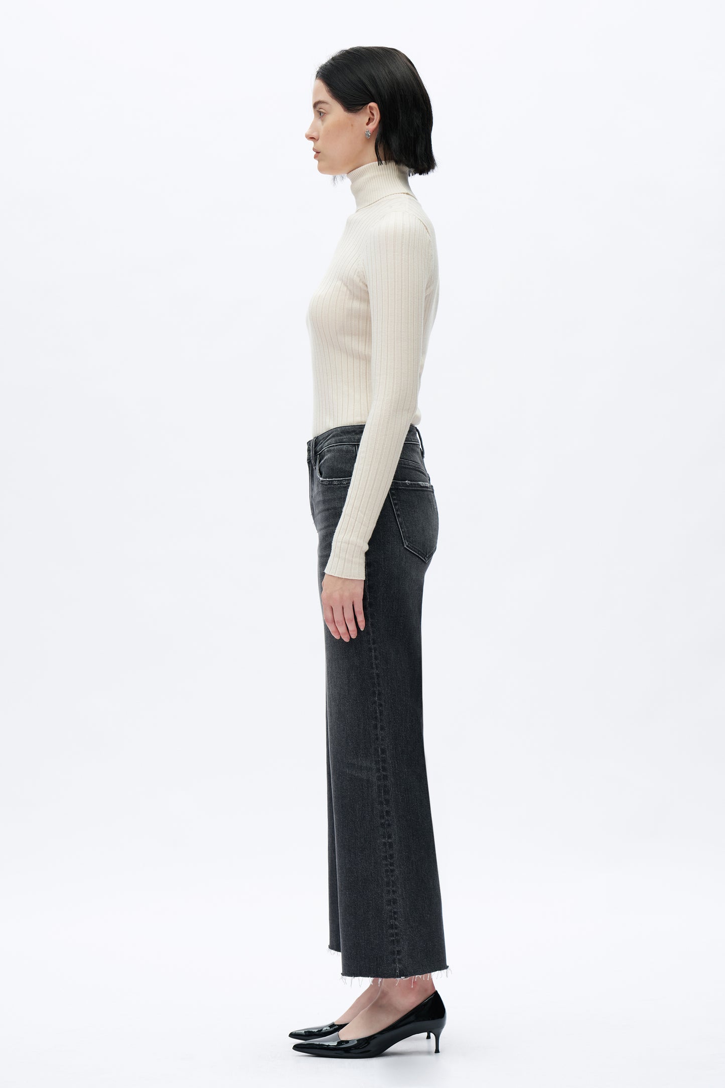 MID RISE WIDE LEG