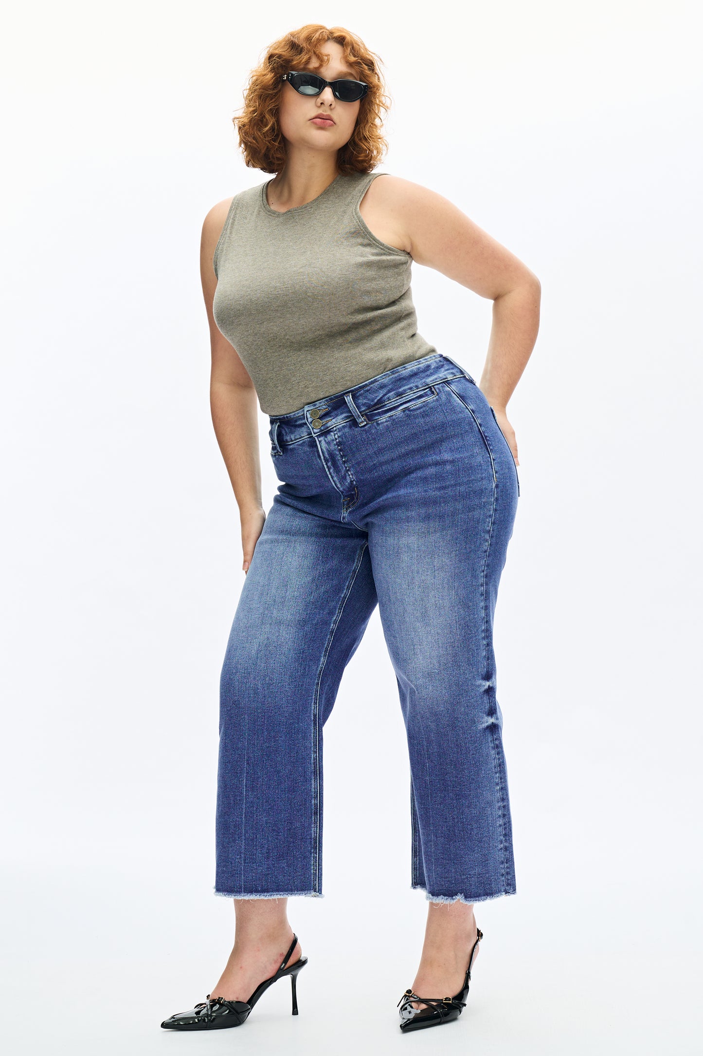 PLUS HIGH RISE WIDE LEG