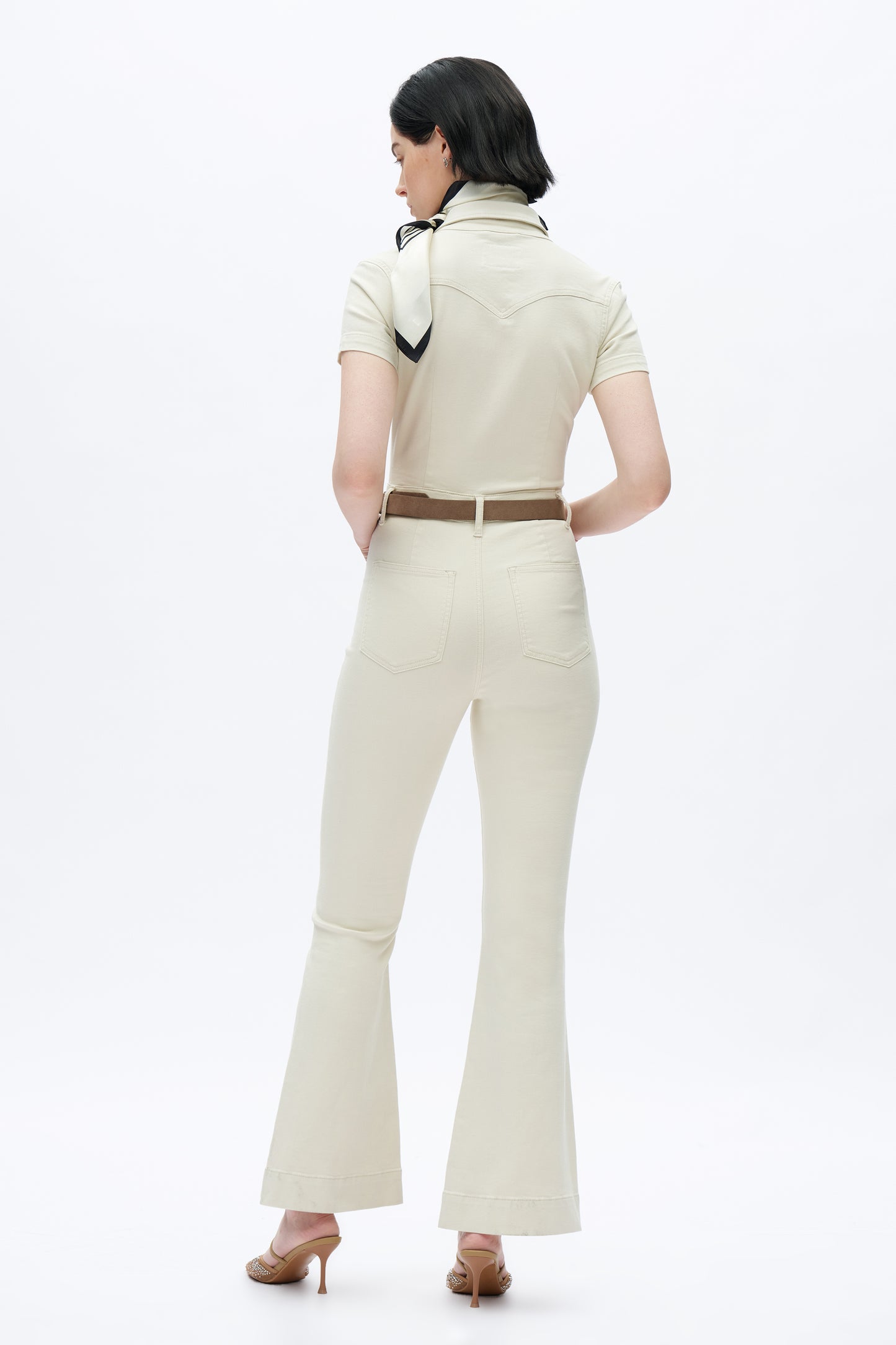 FLARE LEG JUMPSUIT