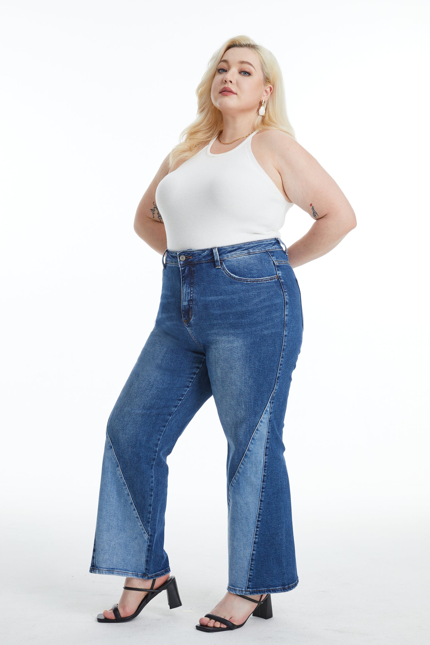 PLUS HIGH RISE WIDE LEG