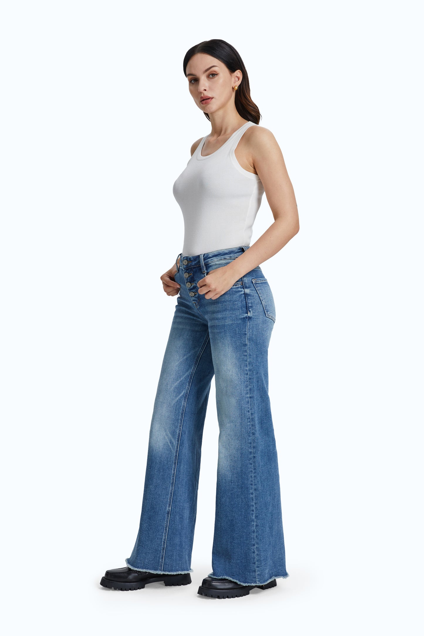 HIGH RISE WIDE LEG