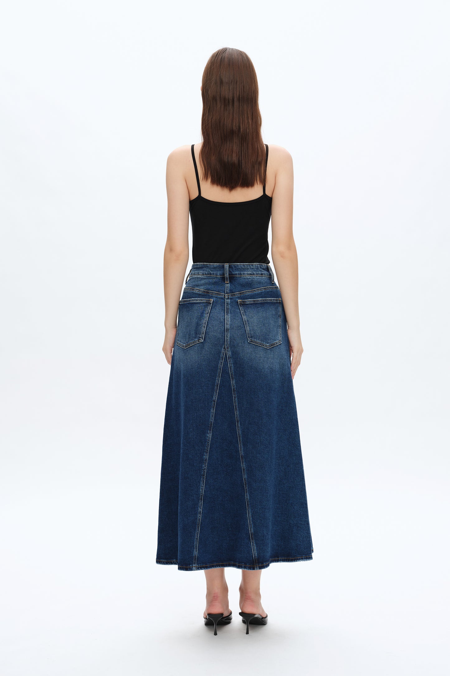 WASHED A LINE SKIRT