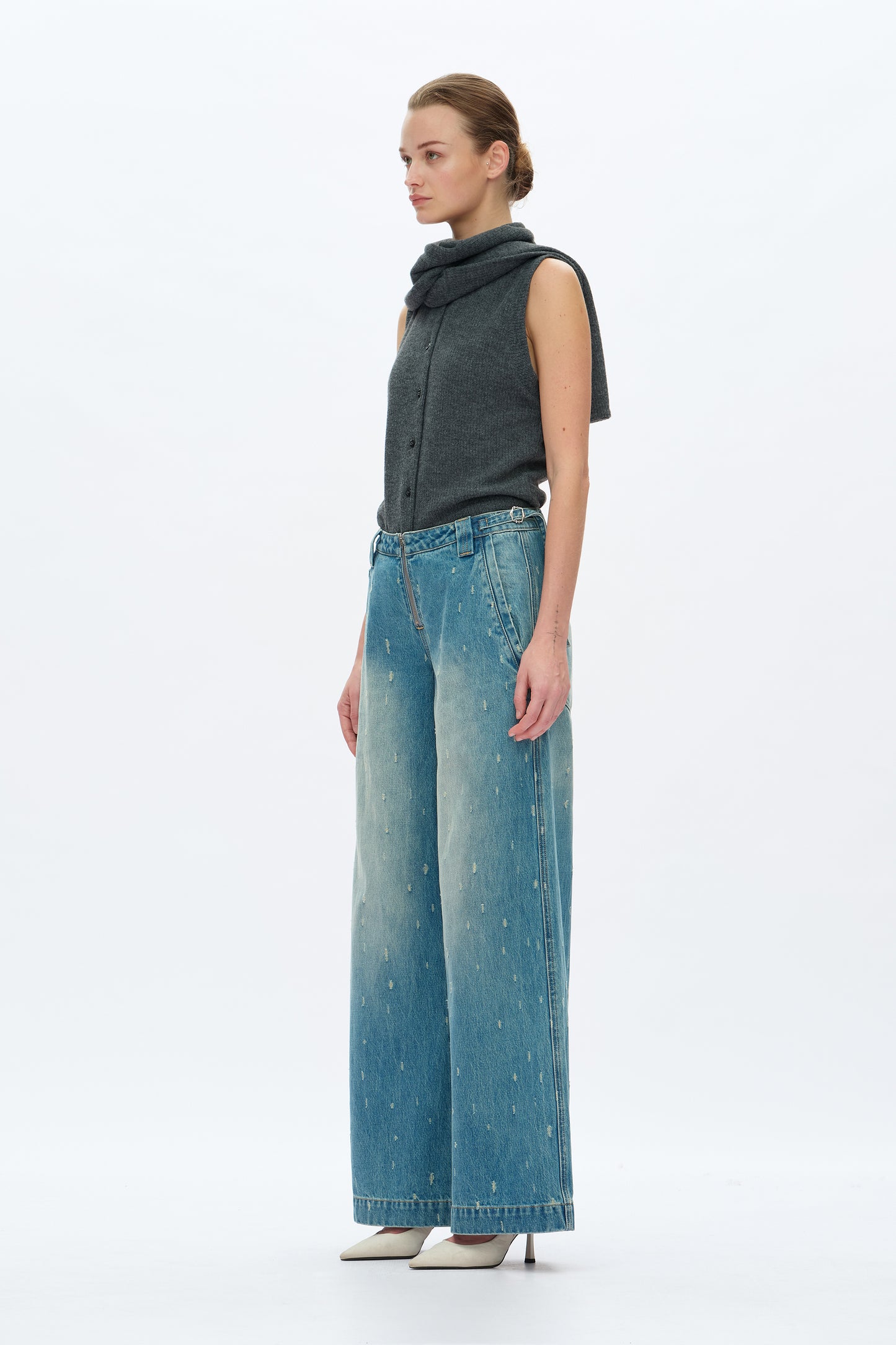 LOW RISE WIDE LEG