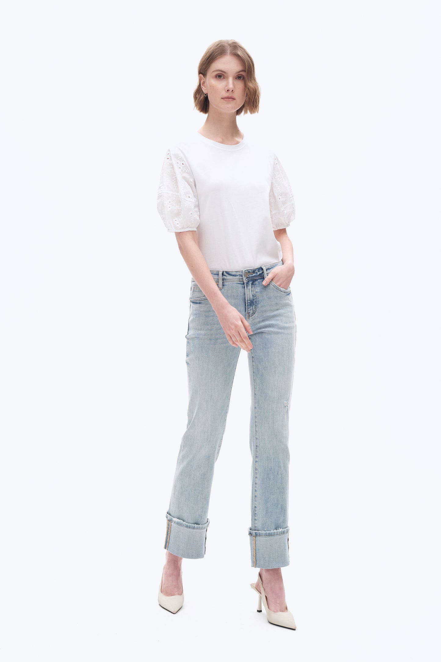 FLORA MID RISE STRAIGHT