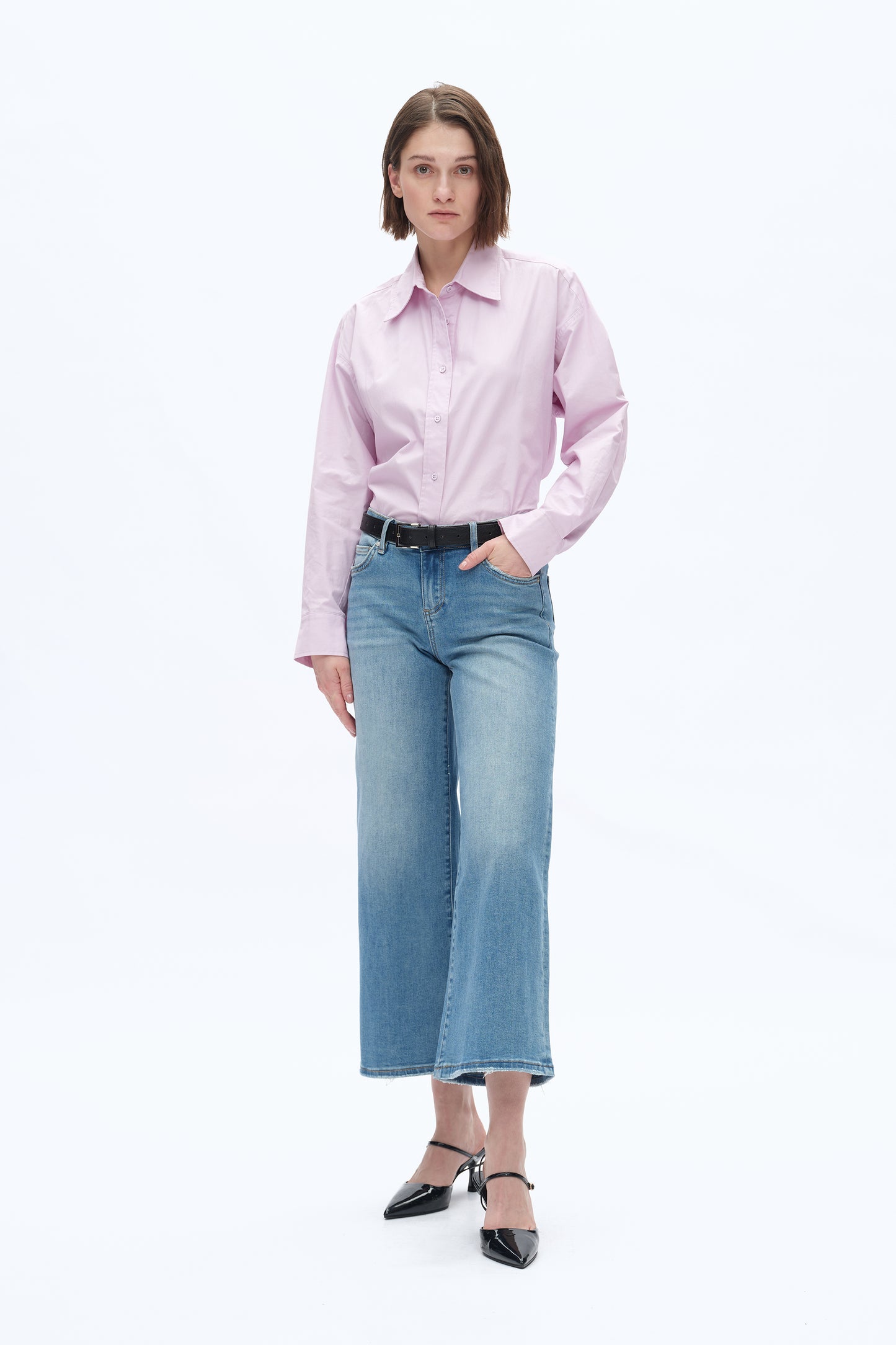LOW RISE WIDE LEG CROP