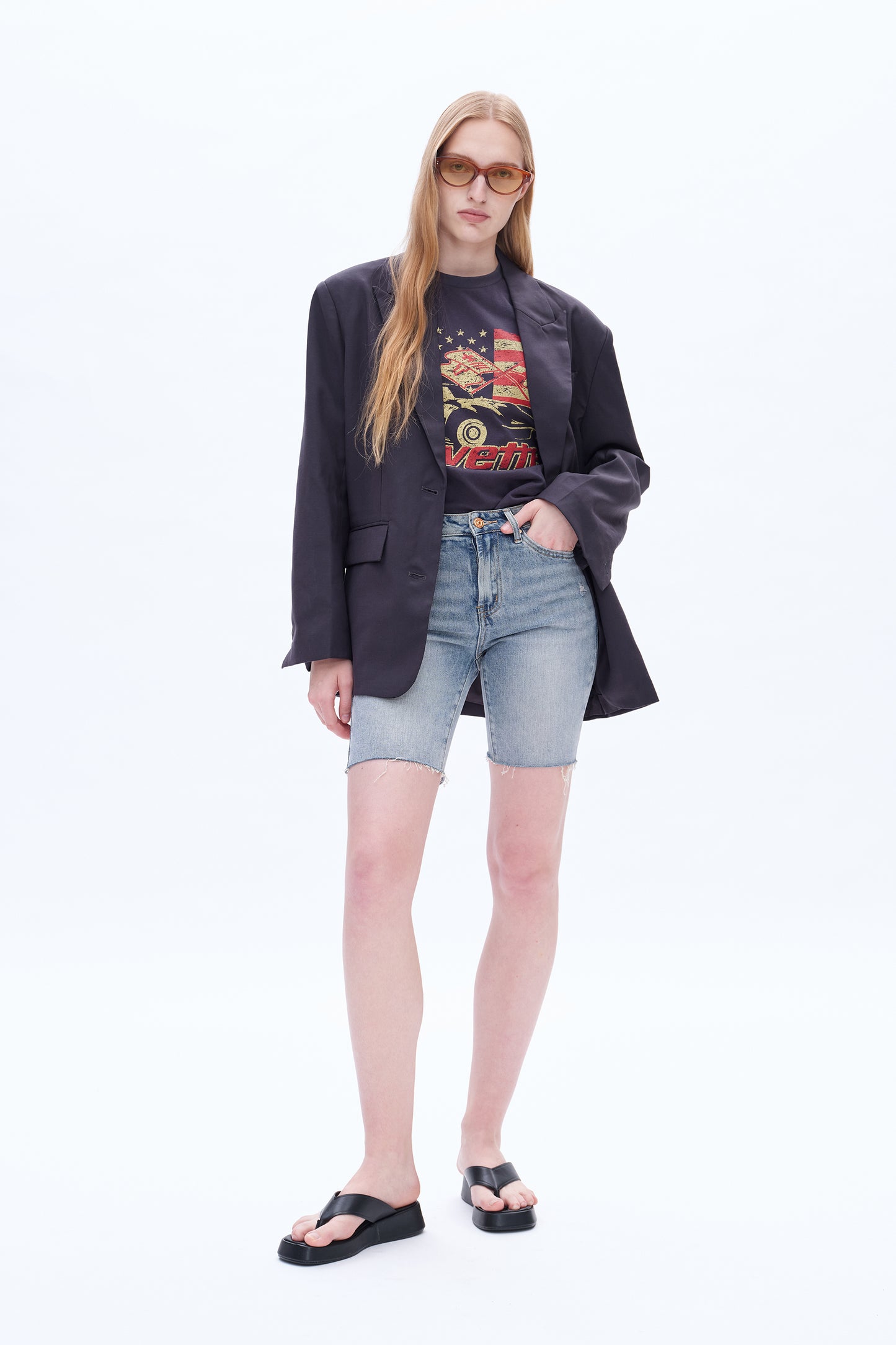 ALLY MID RISE SHORTS