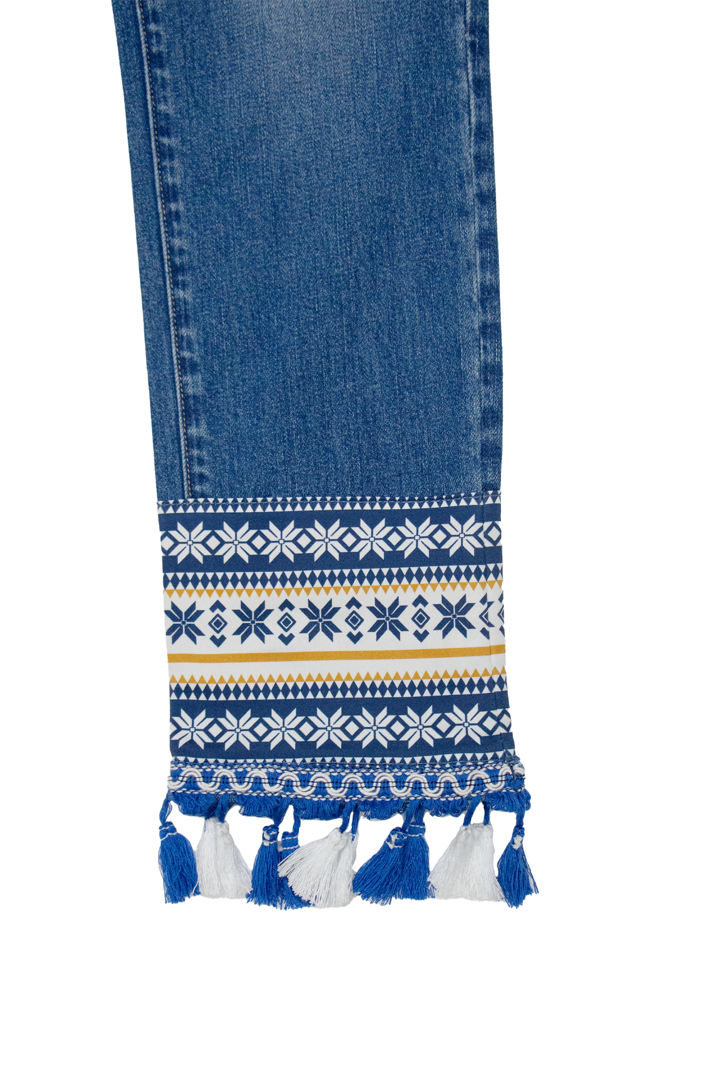 MID RISE STRAIGHT DENIM JEANS BYT5290 (DJFWR009) MEDIUM BLUE