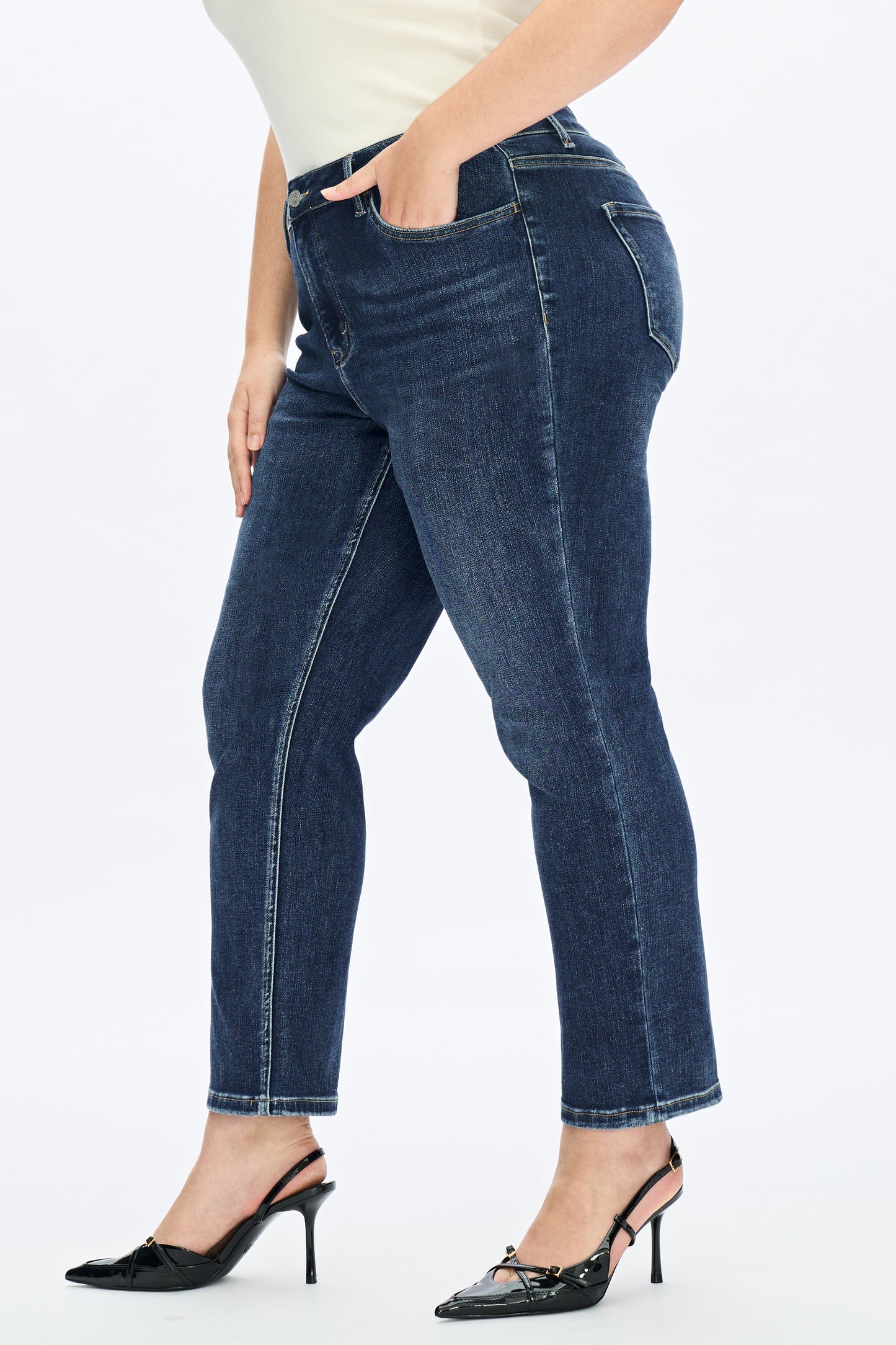 PLUS HIGH RISE STRAIGHT LEG