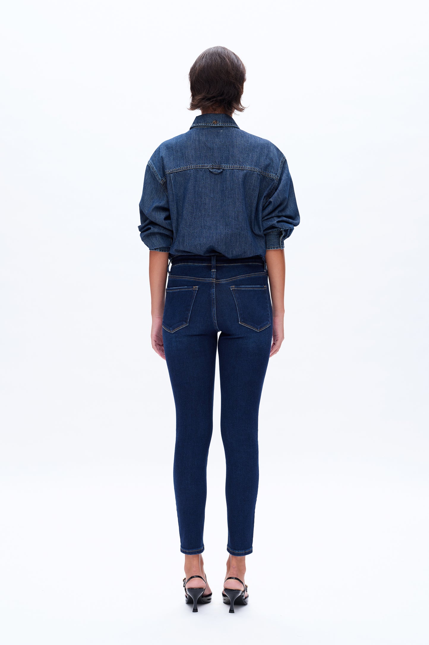 MID RISE ANKLE SKINNY