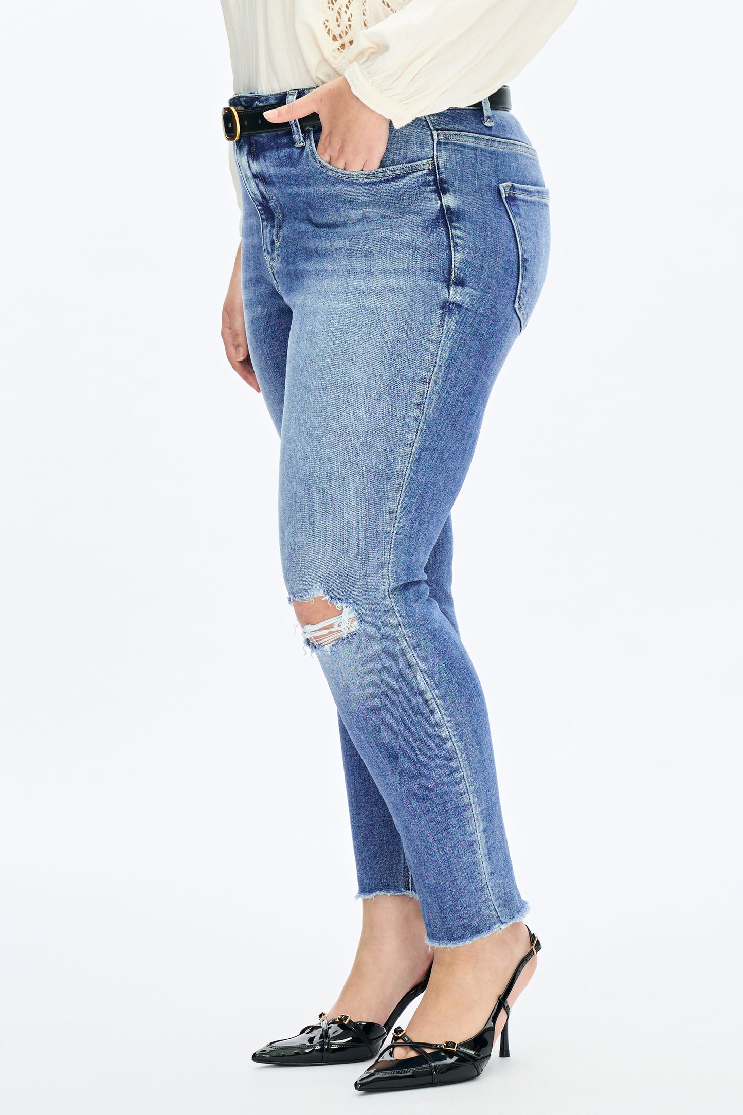 PLUS HIGH RISE SKINNY