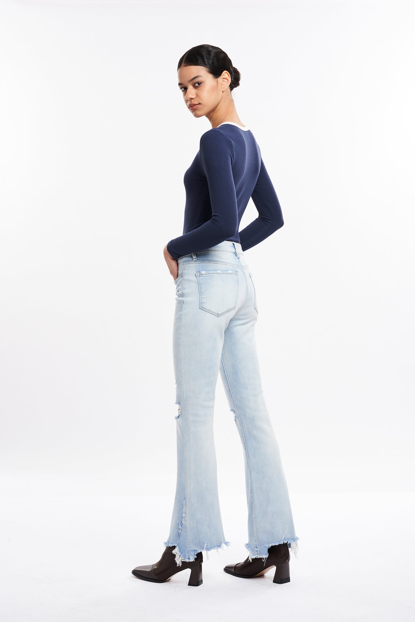 ANGELA MID RISE FLARE