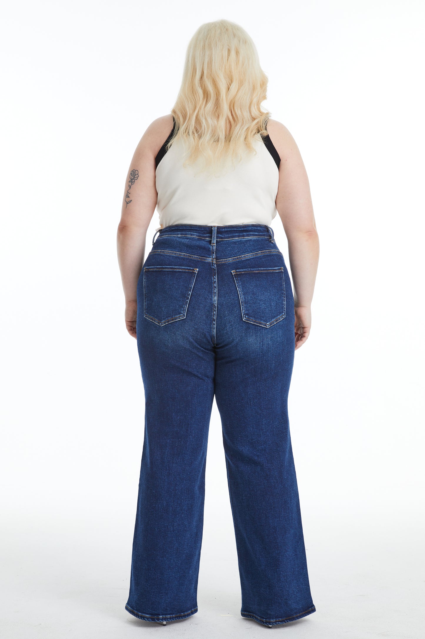 PLUS LINDA HIGH RISE WIDE LEG