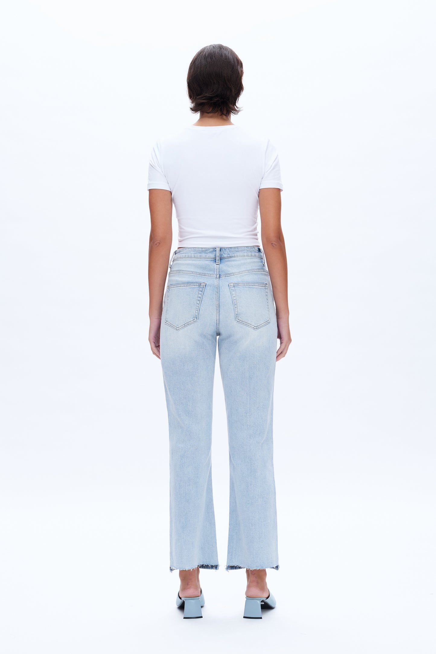 ALVA HIGH RISE STRAIGHT JEANS BYT5188 (BYHE118) BLUE LOVE