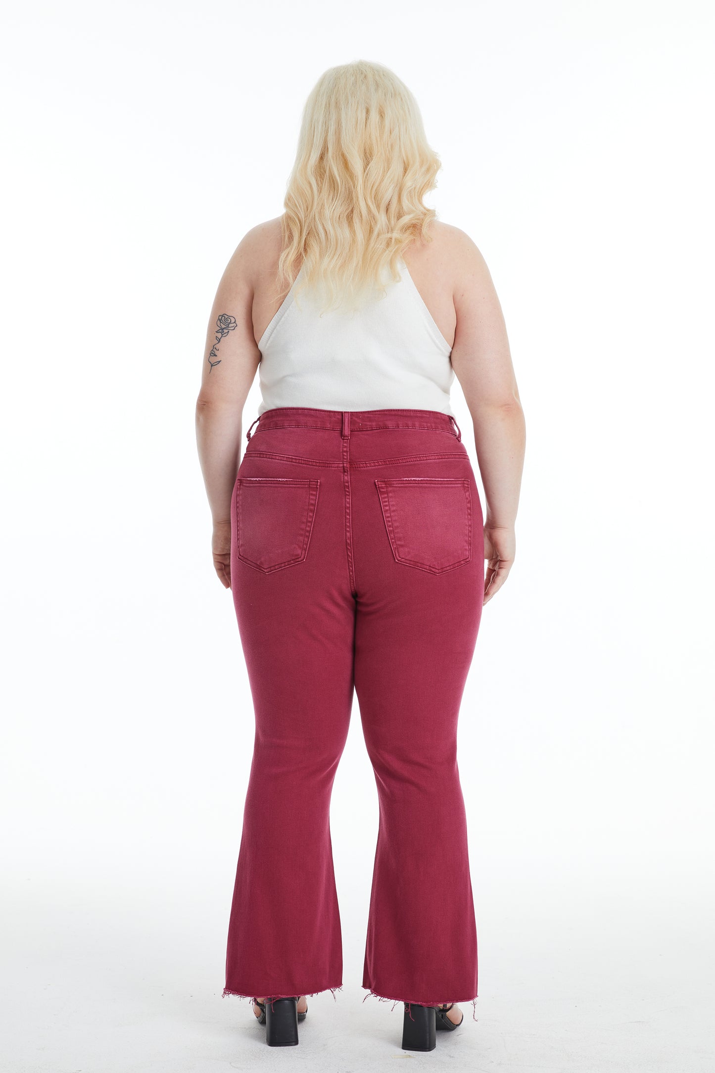 PLUS EMILY HIGH RISE FLARE