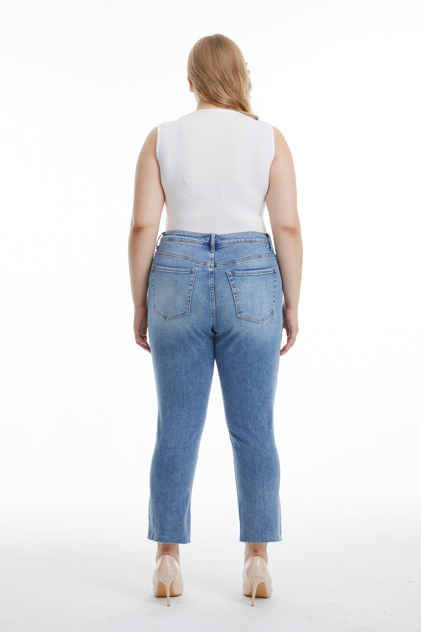 PLUS MID RISE SKINNY ANKLE
