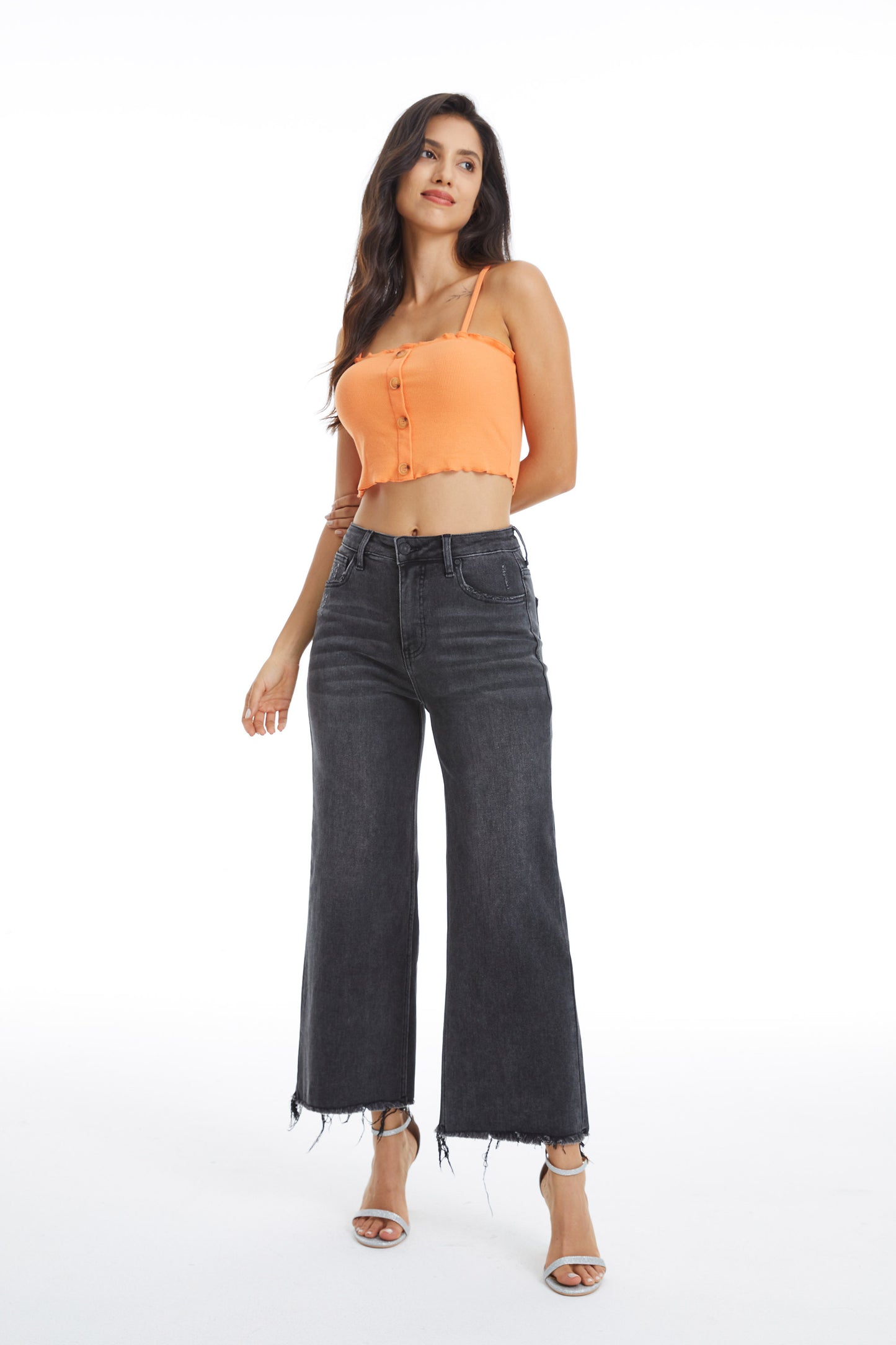 HIGH RISE ANKLE WIDE