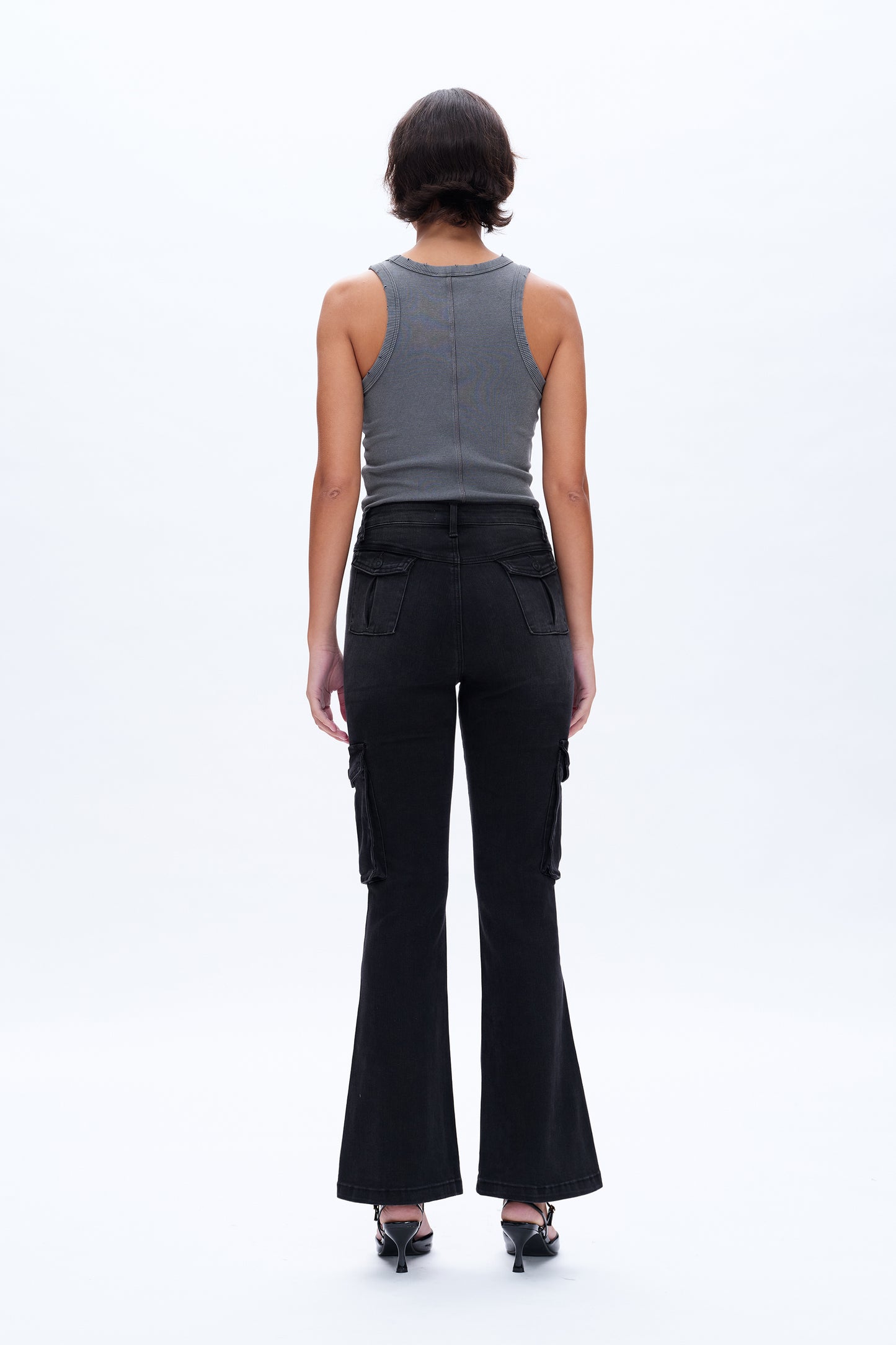 AMY HIGH RISE CARGO FLARED
