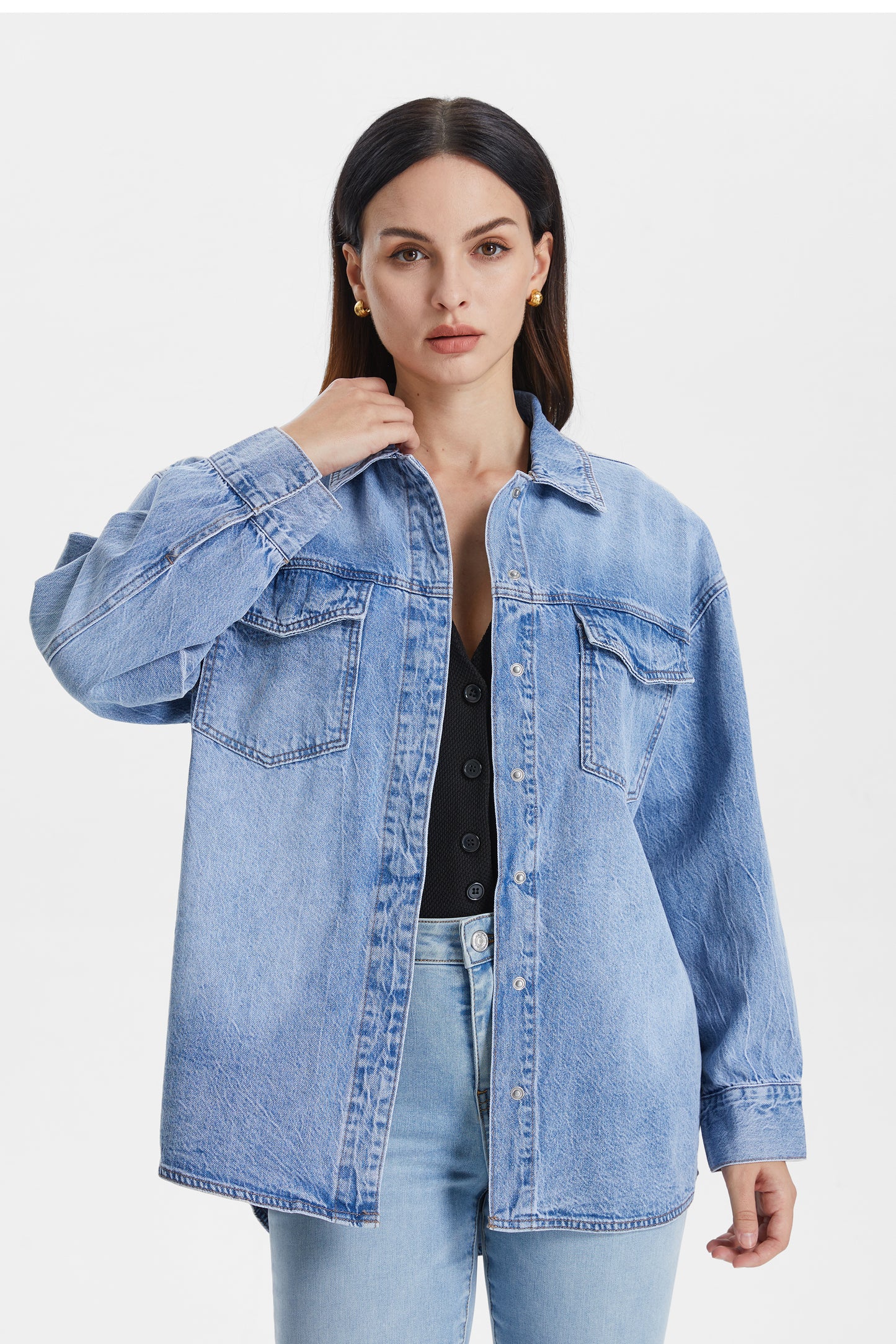OVERSIZED SHIRT JACKET