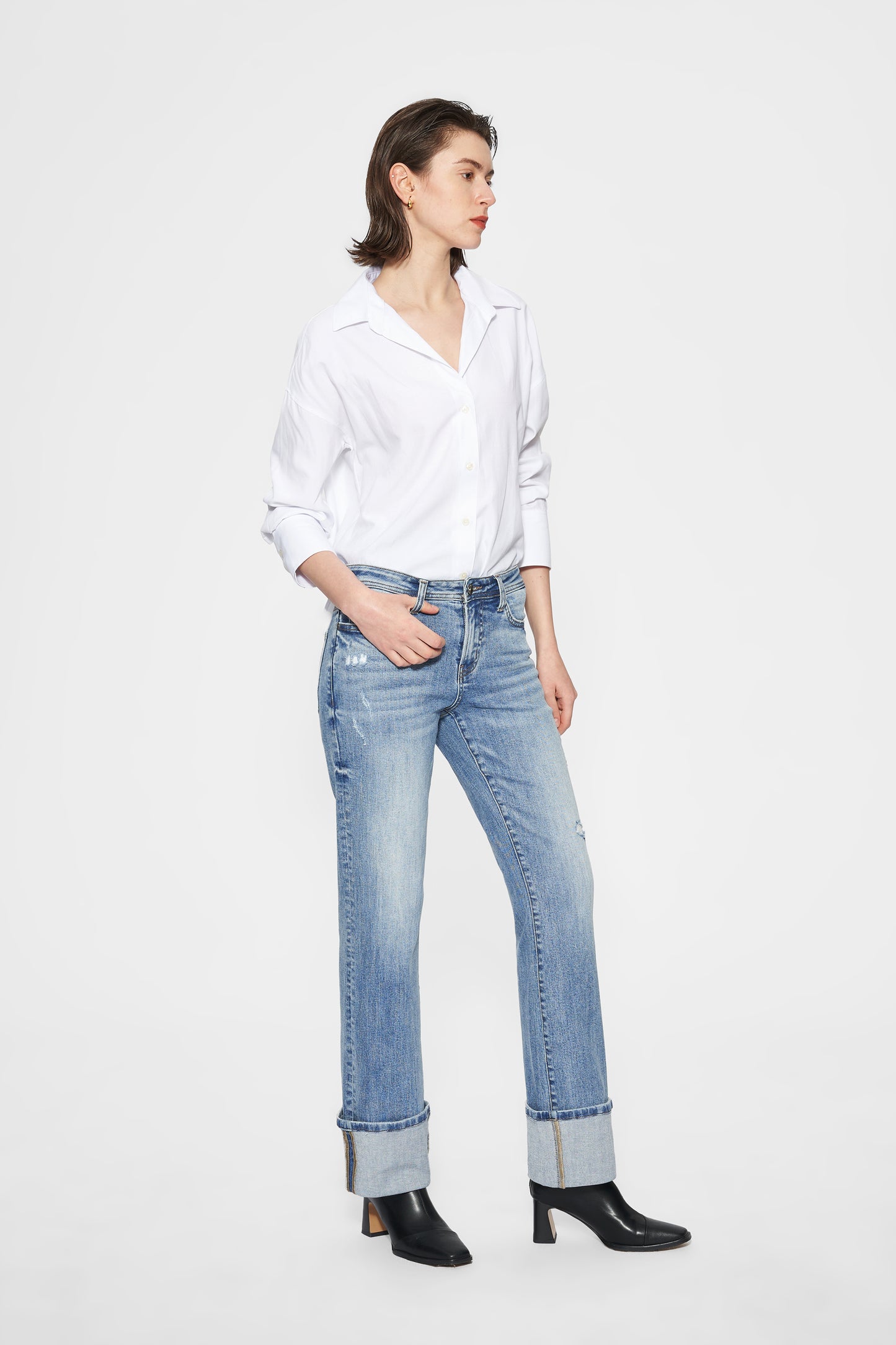 FLORA MID RISE STRAIGHT