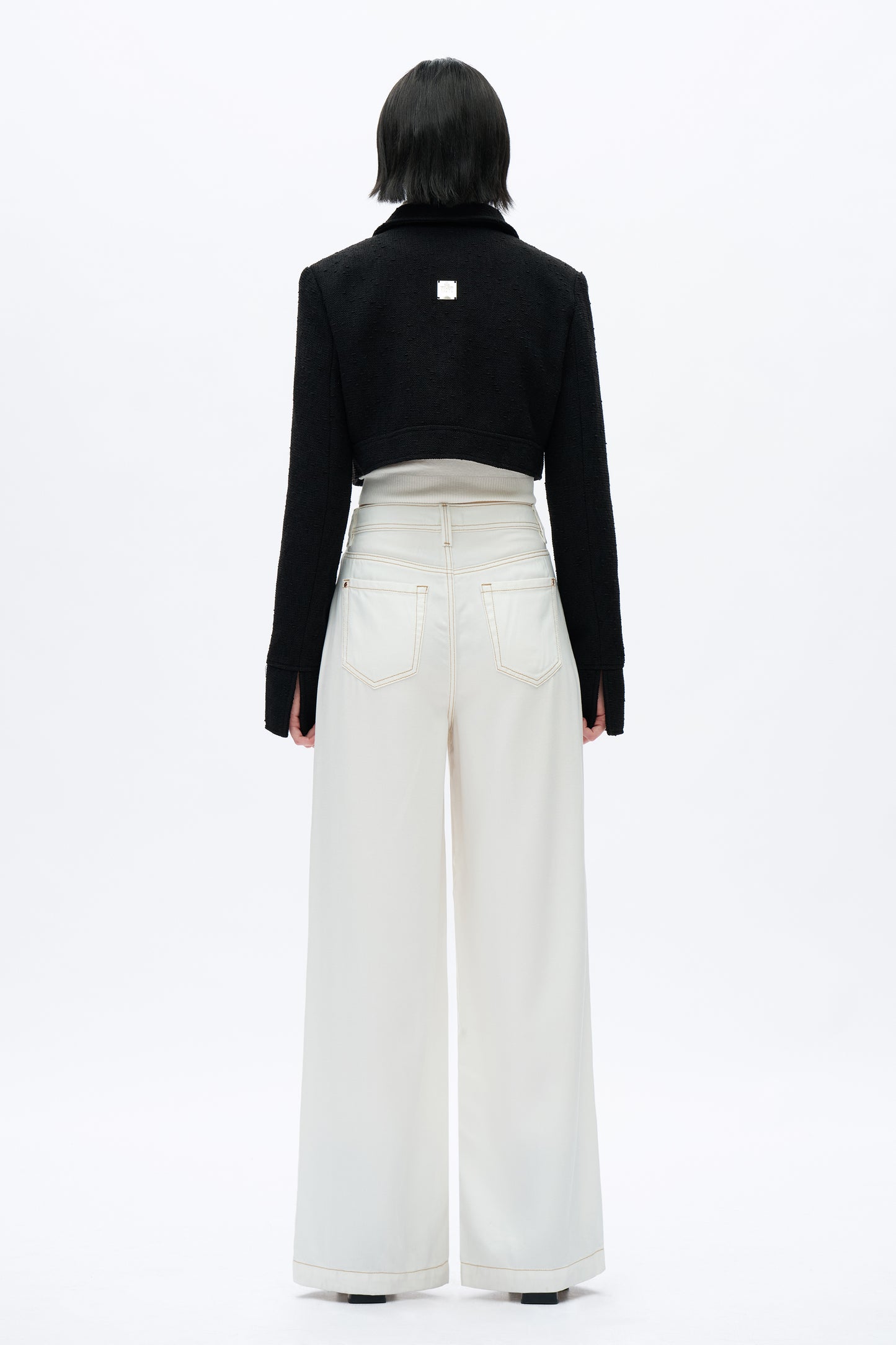 HIGH RISE PLEATED WIDE LEG