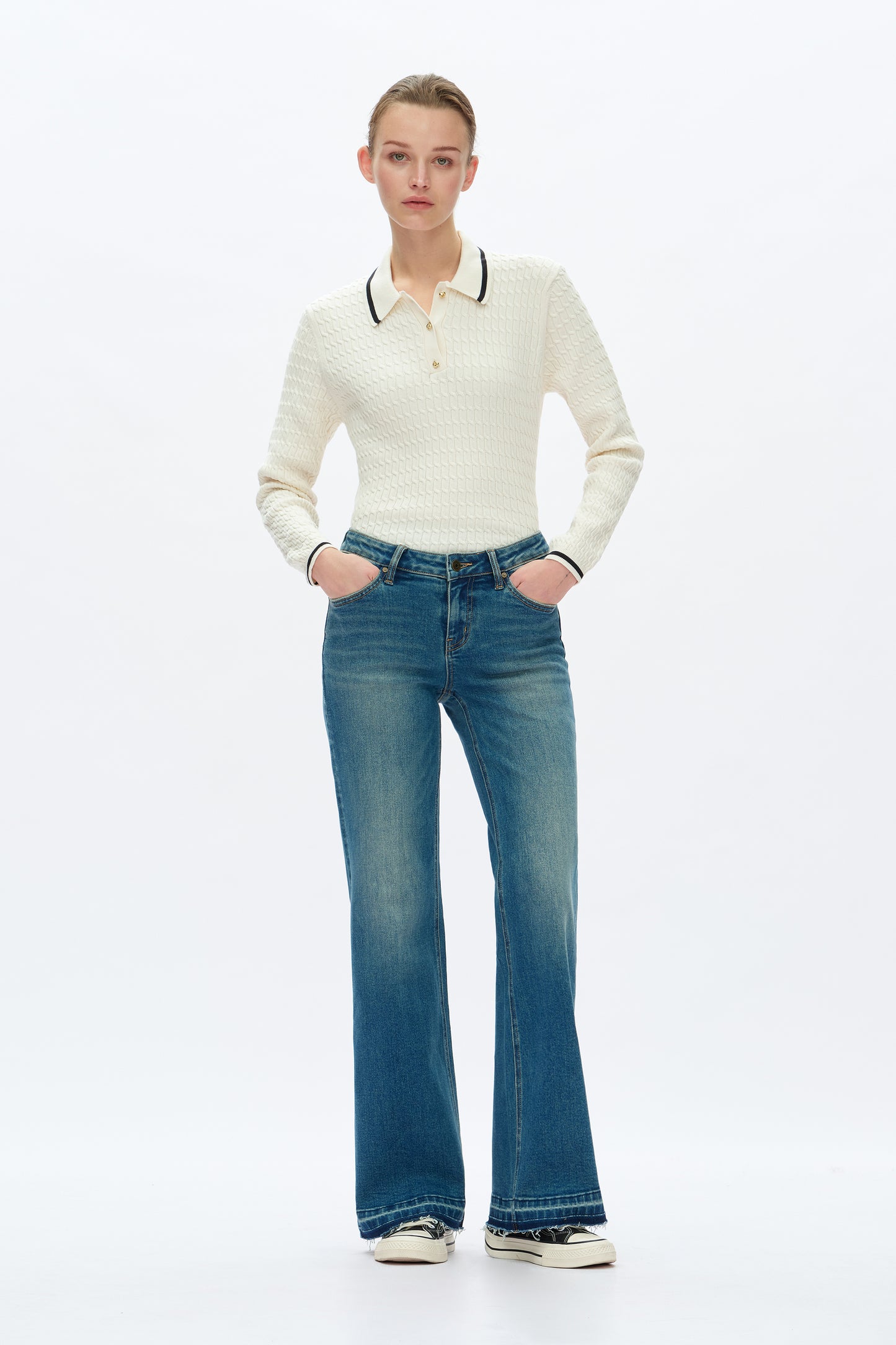 LOW RISE WIDE LEG