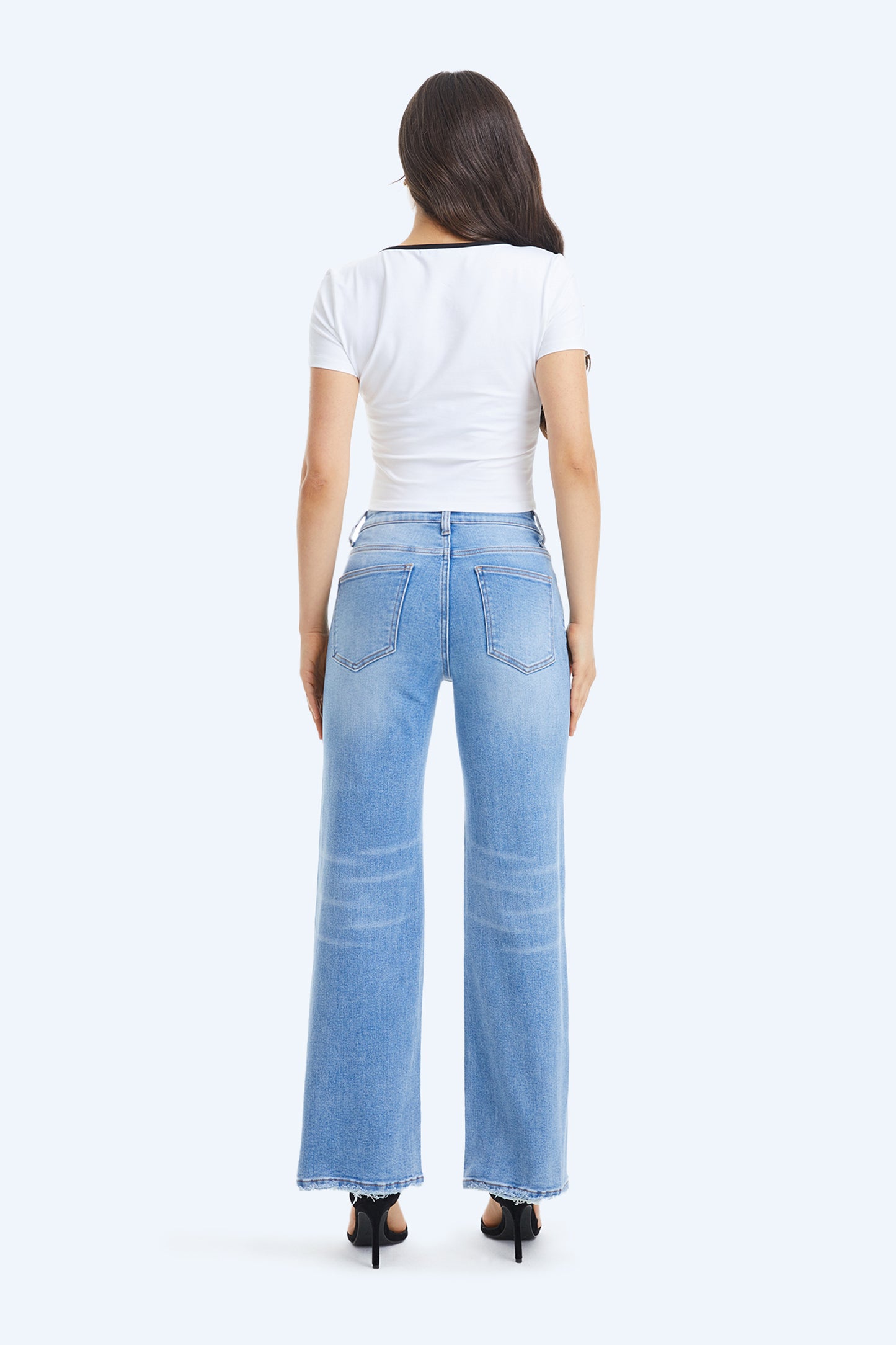 ALSA MID RISE WIDE LEG