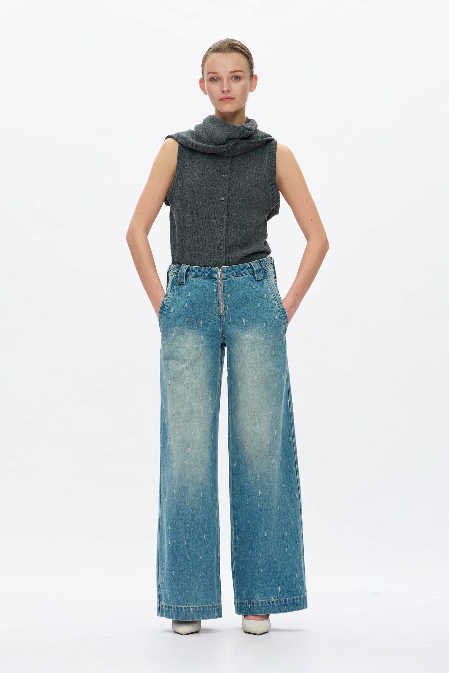 LOW RISE WIDE LEG
