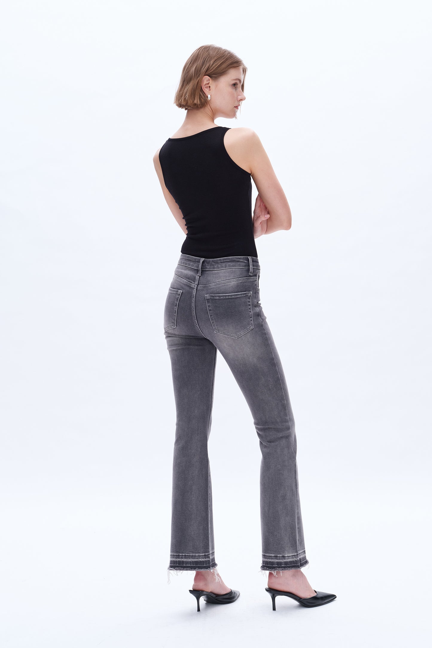HIGH RISE FLARE LEG