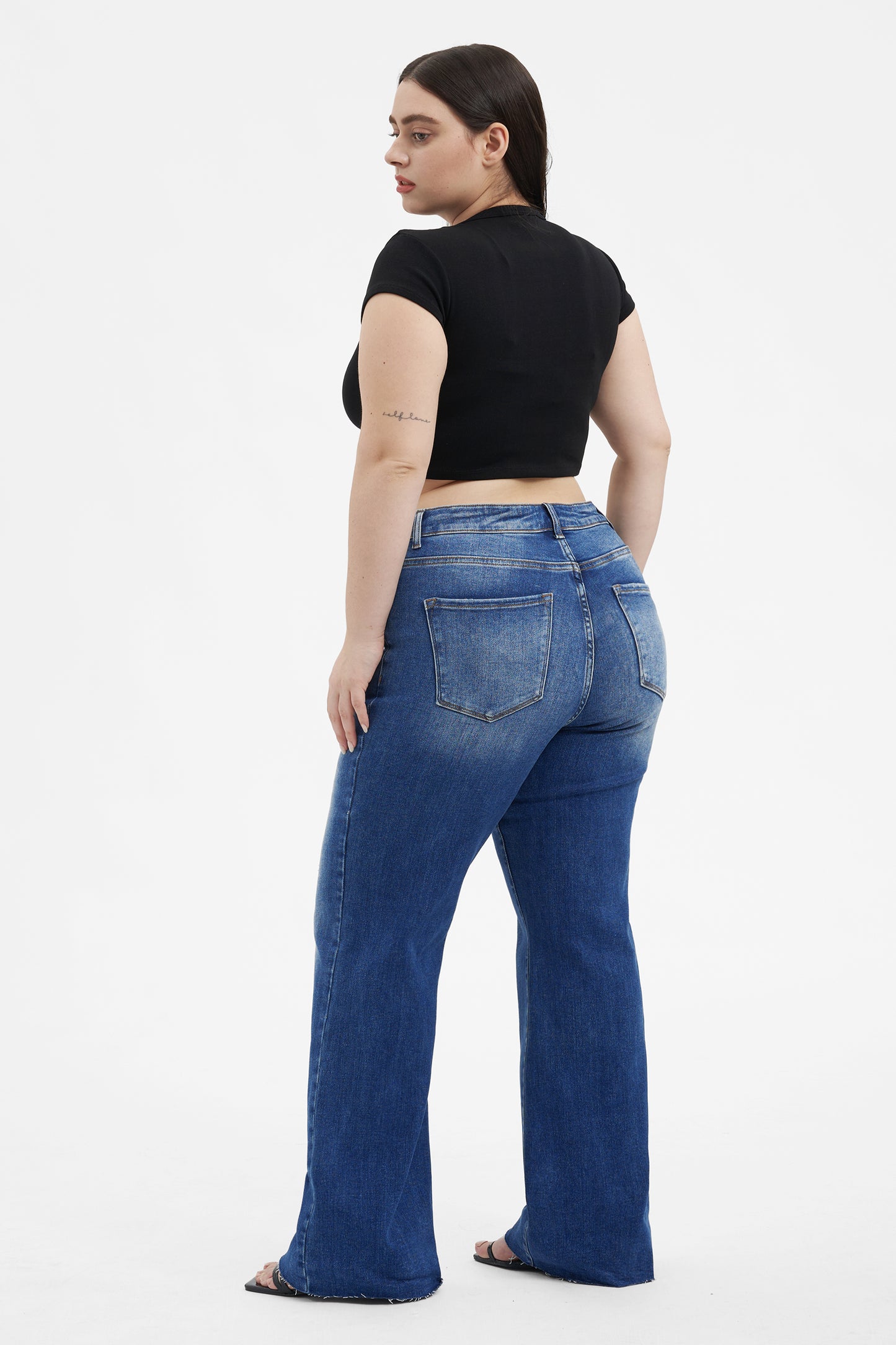 PLUS HIGH RISE WIDE LEG