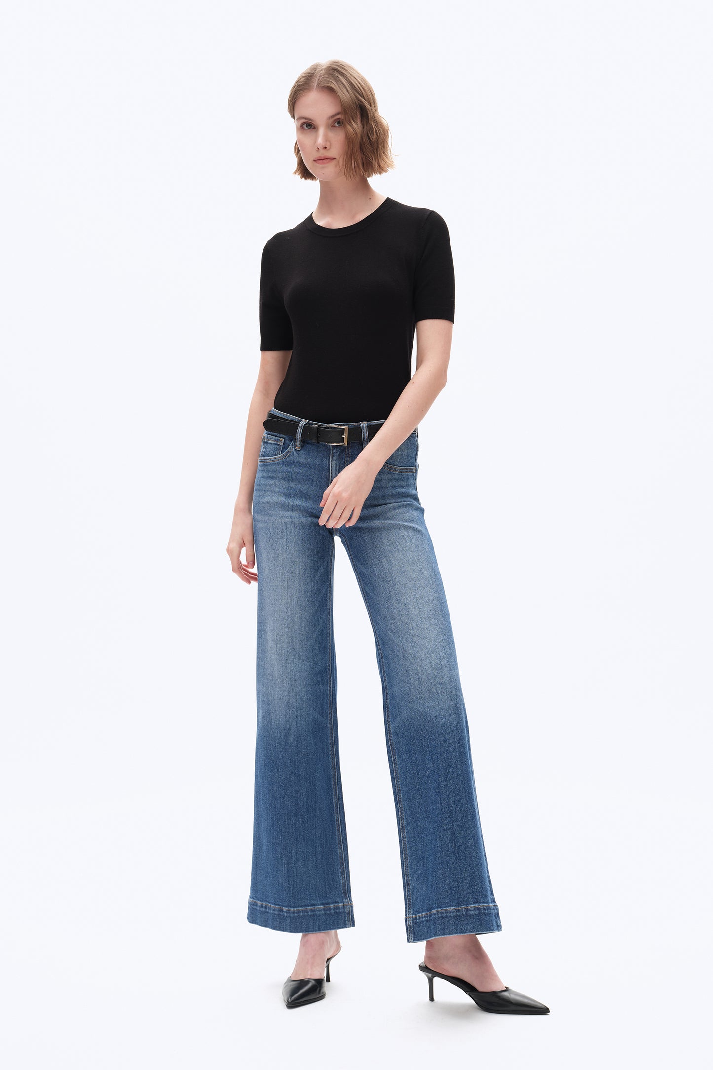 LOW RISE WIDE LEG