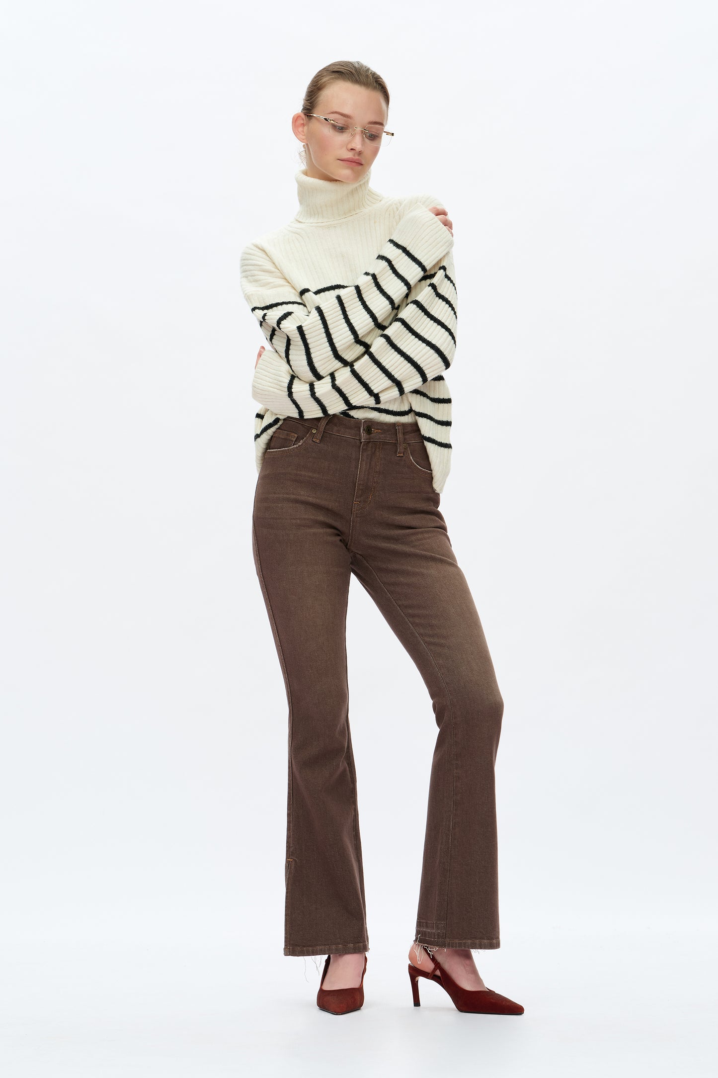 HIGH RISE FLARE LEG