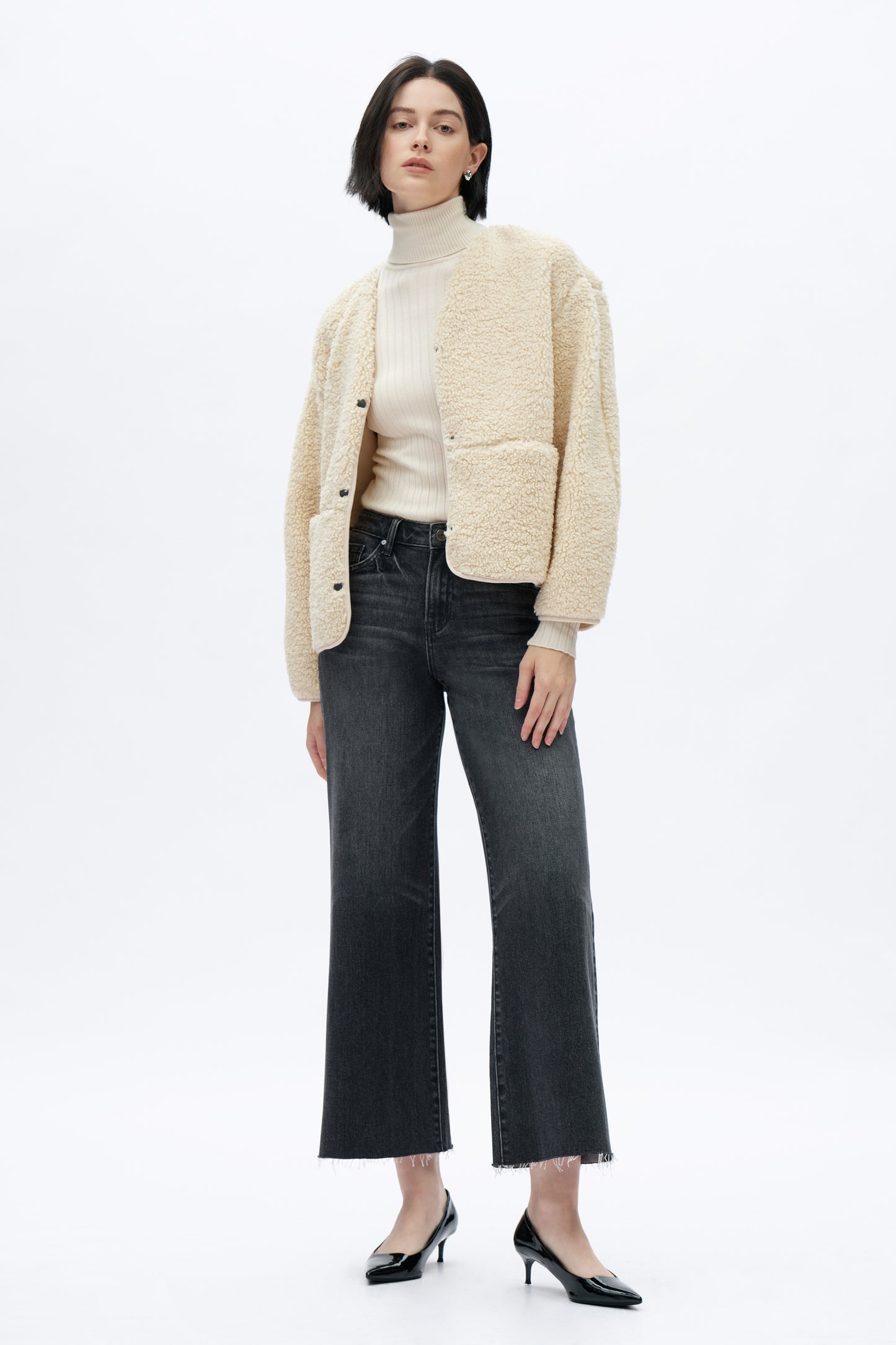 MID RISE WIDE LEG