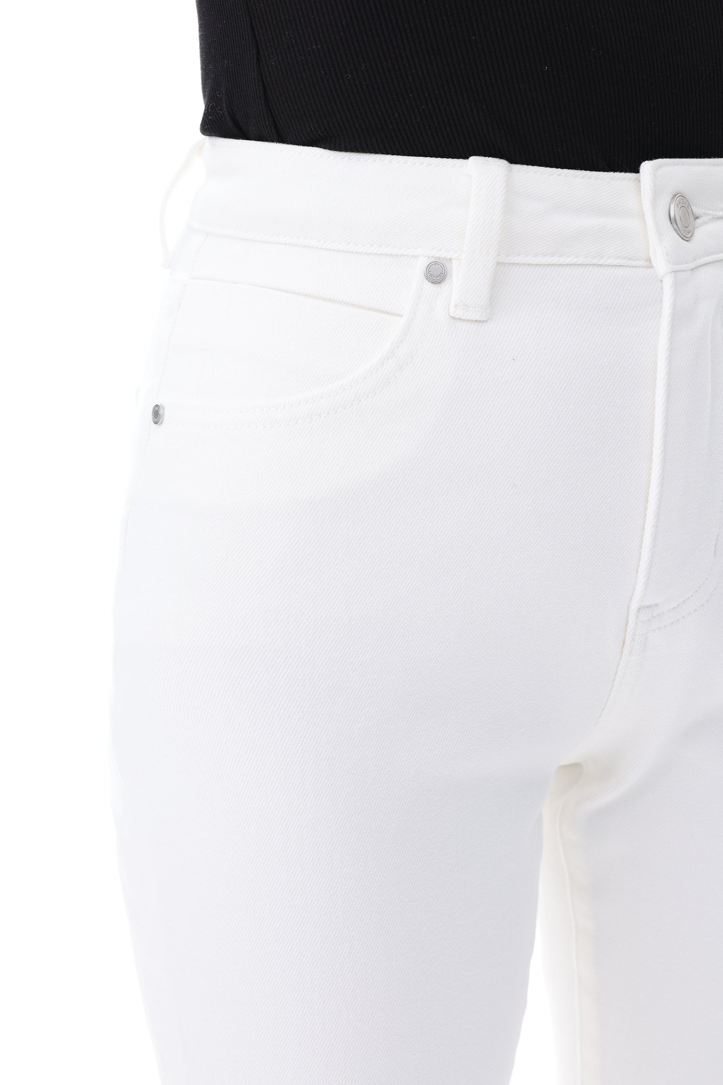 HONG KONG HIGH RISE SLIM FIT STRAIGHT CROPPED PANTS BYT5352