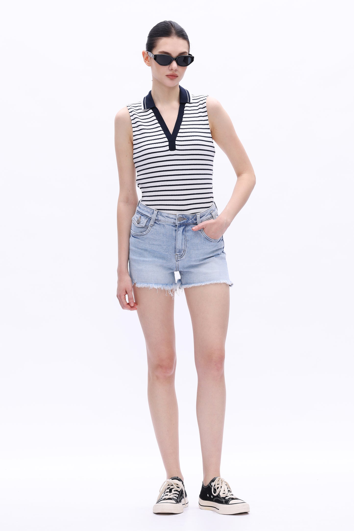 MID RISE SHORTS