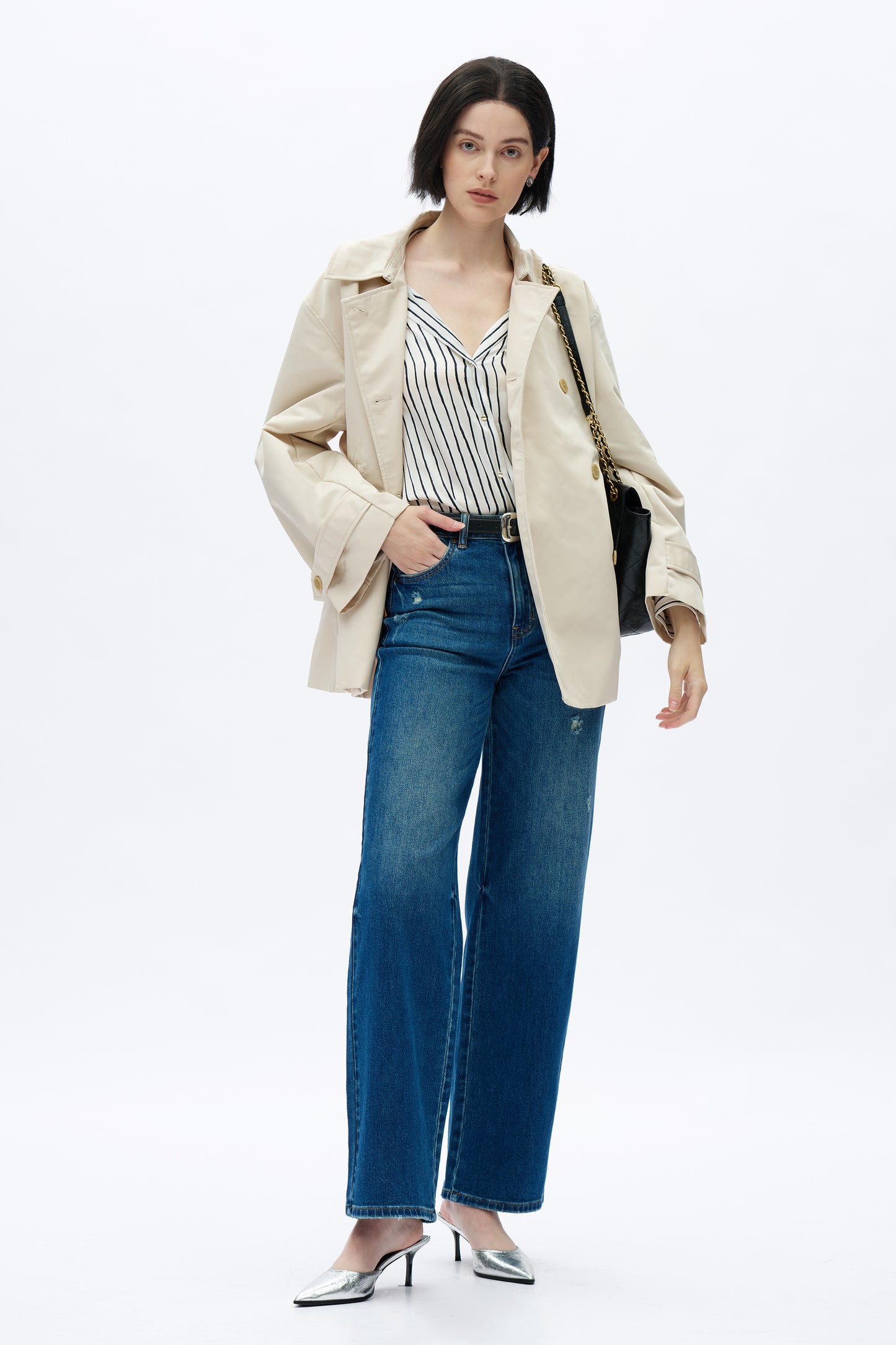HIGH RISE RELAXED STRAIGHT LEG