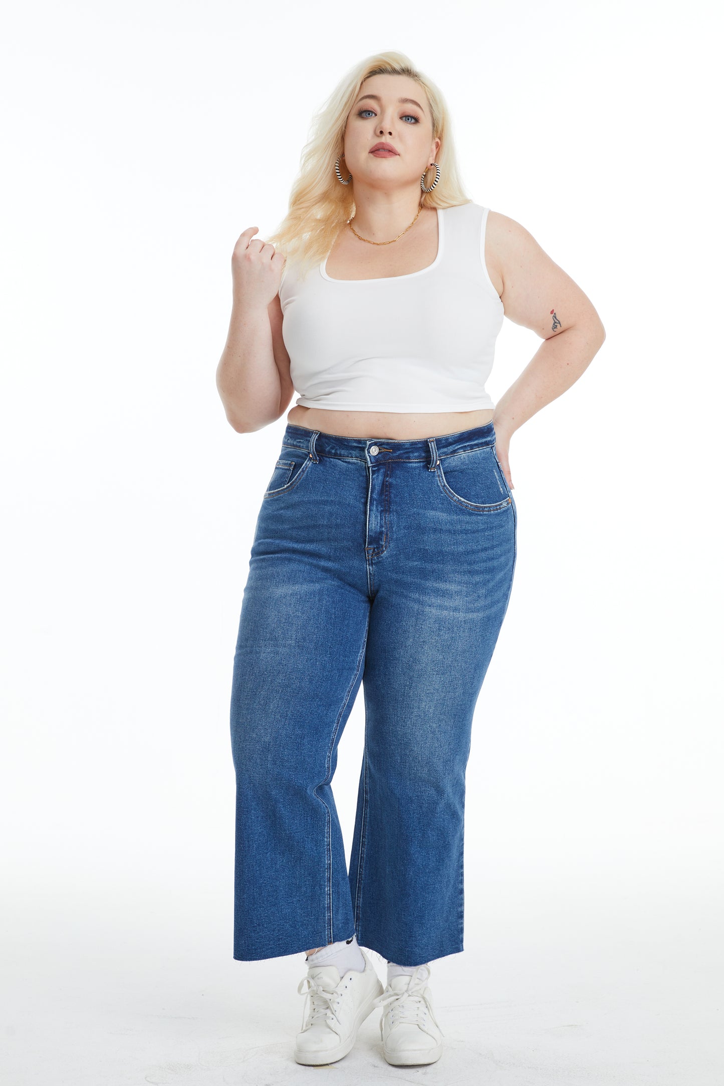 PLUS HIGH RISE WIDE LEG