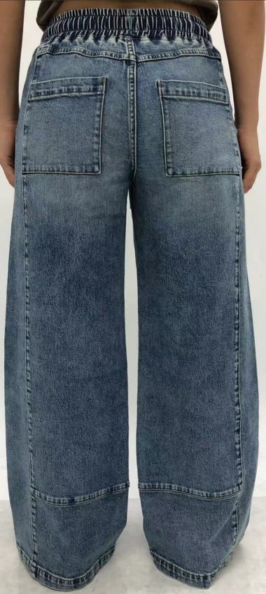 NEW YORK HIGH RISE WIDE LEG FULL JEANS BYW8413