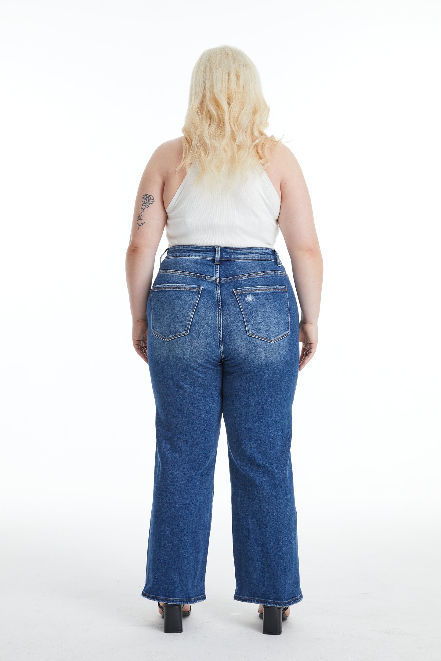 PLUS HIGH RISE WIDE LEG