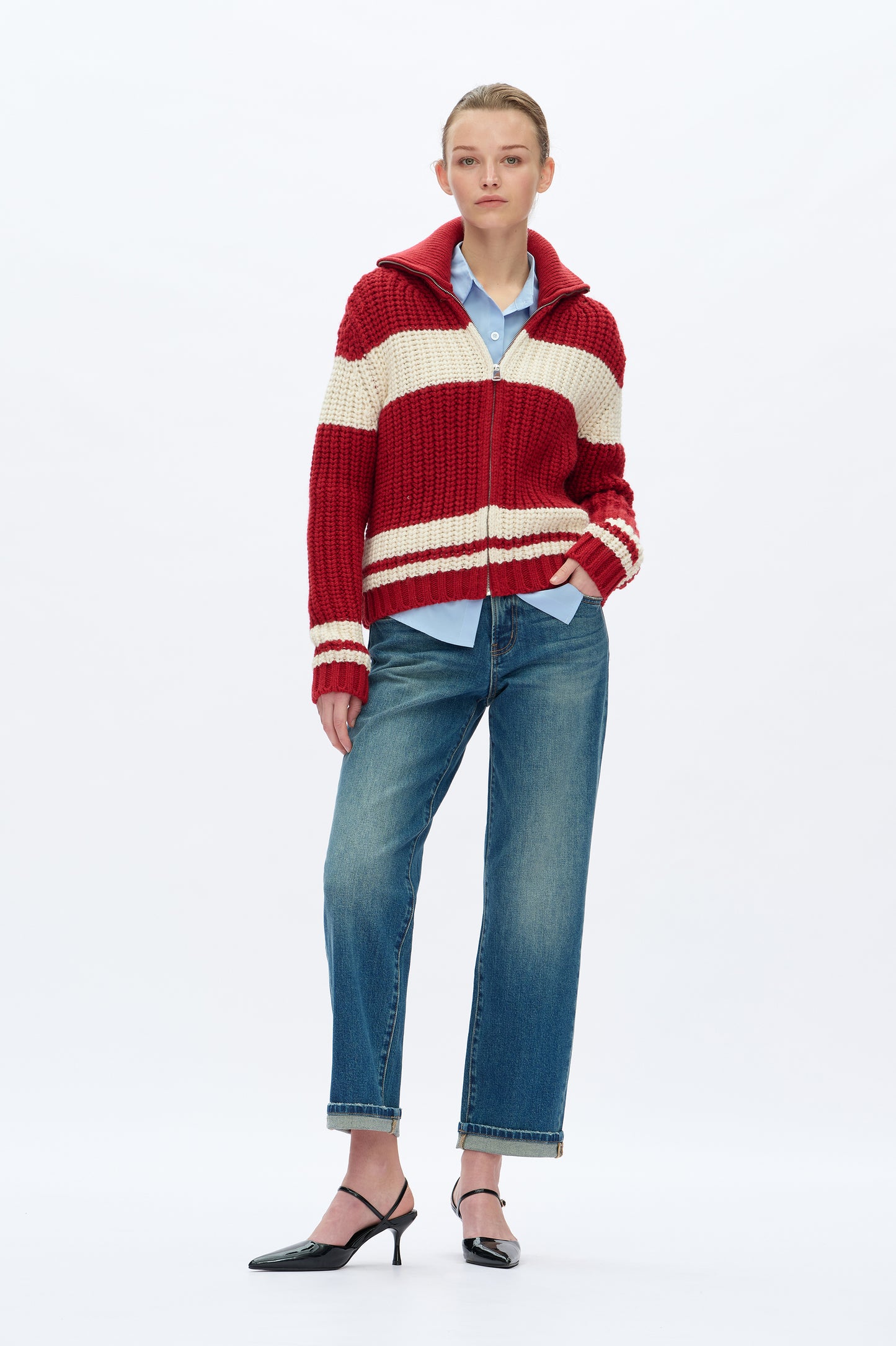 MID RISE STRAIGHT LEG