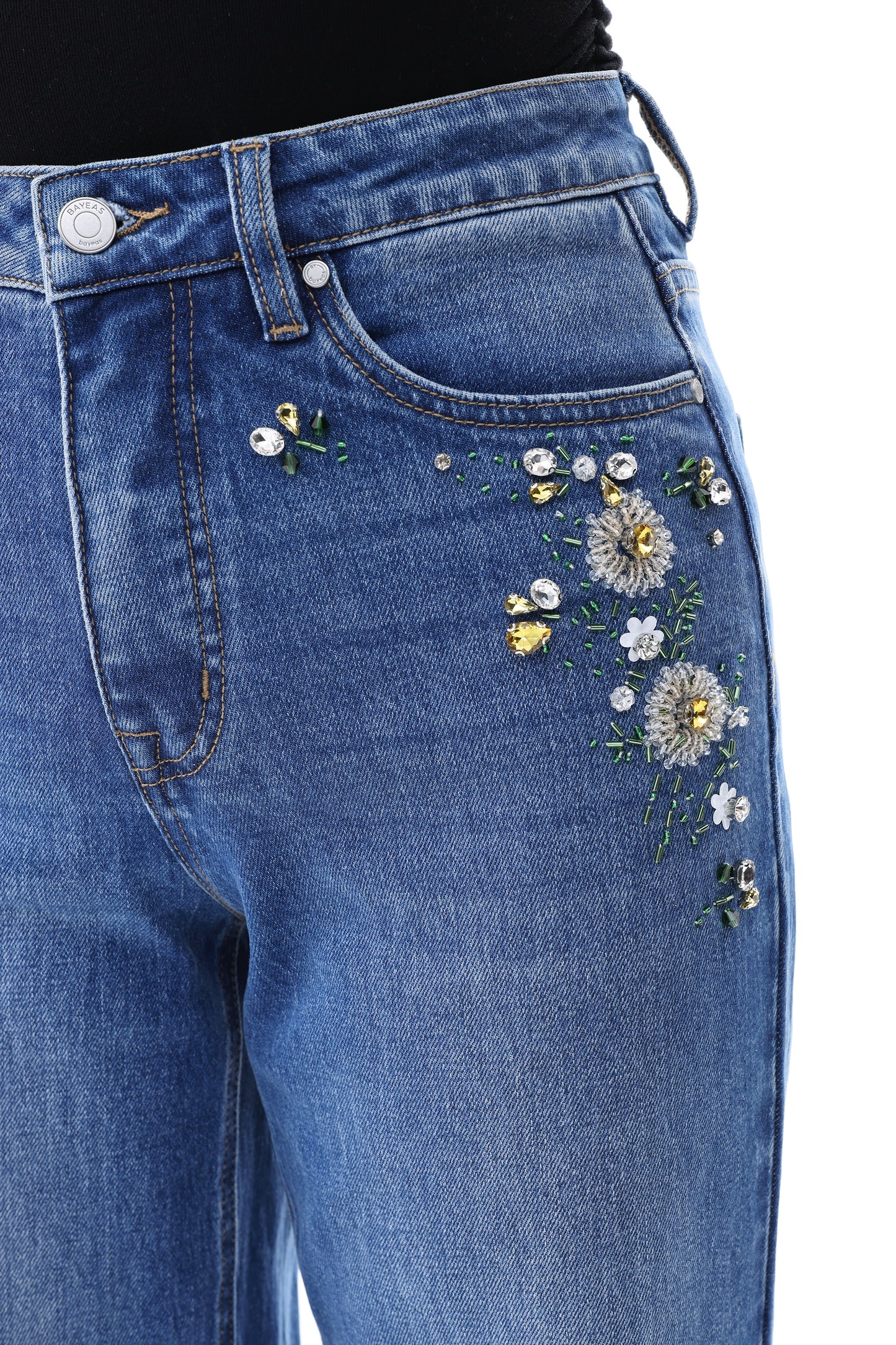 NEW YORK HIGH RISE WIDE LEG FULL JEANS BYW8421