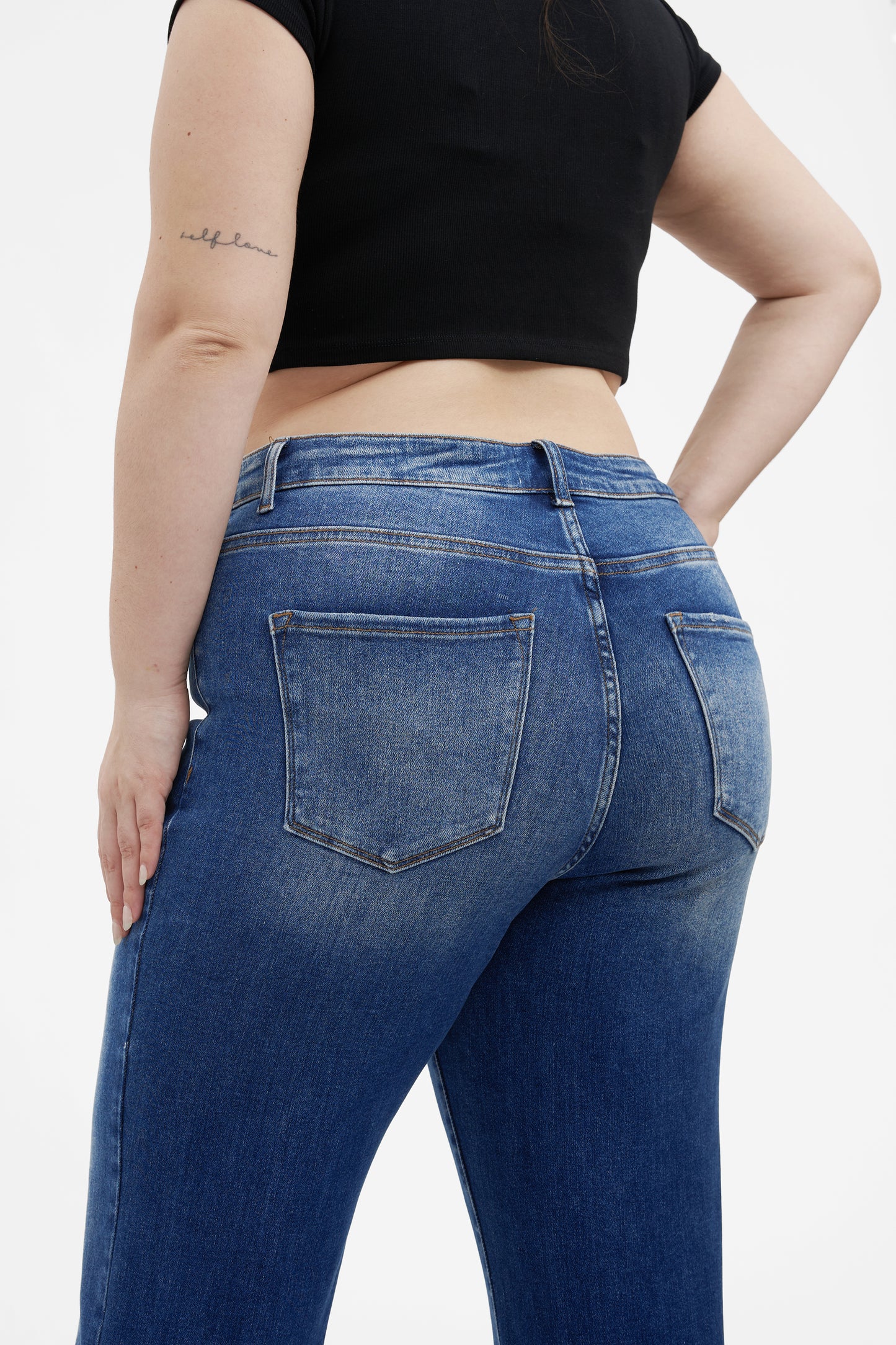 PLUS HIGH RISE WIDE LEG