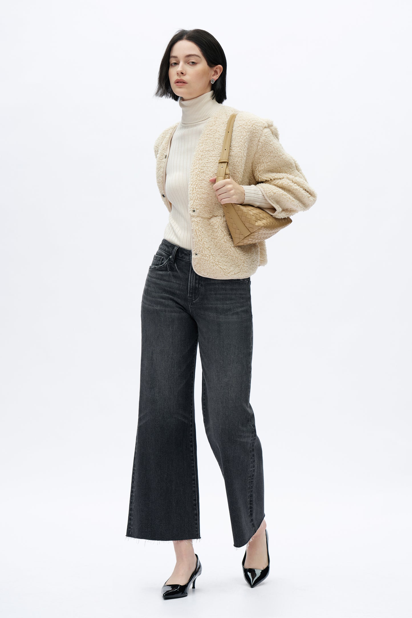 MID RISE WIDE LEG