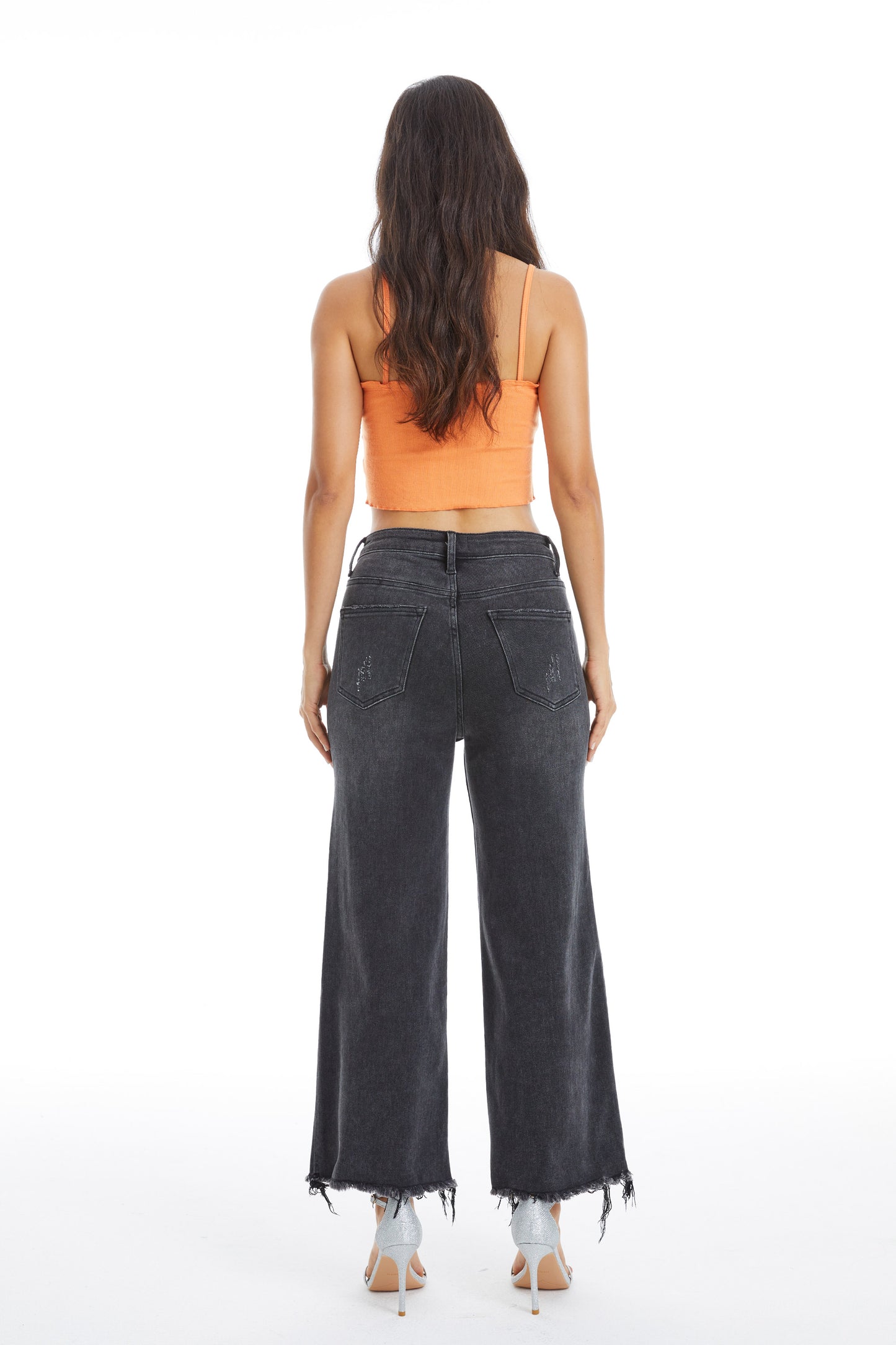 HIGH RISE ANKLE WIDE