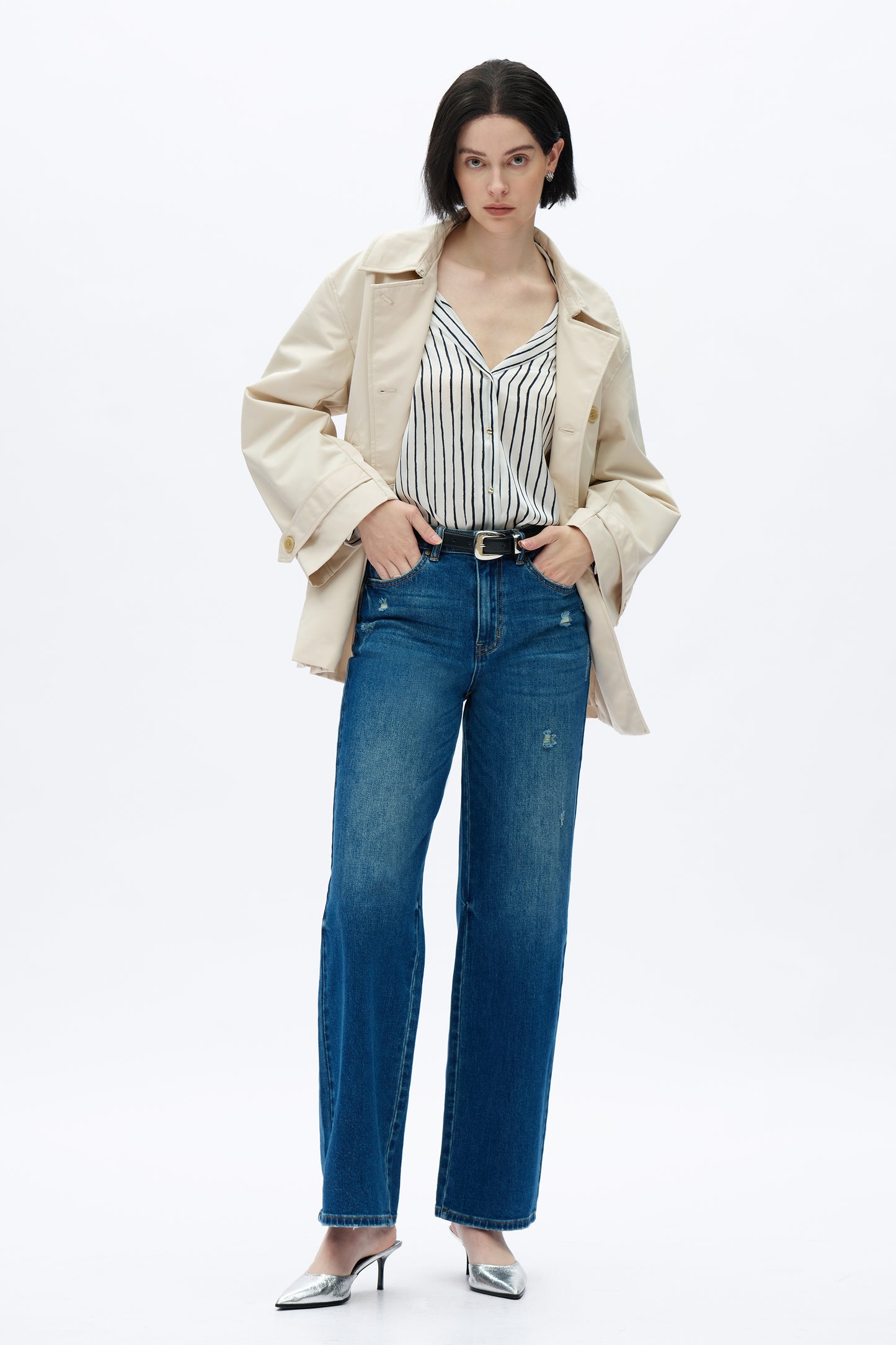 HIGH RISE RELAXED STRAIGHT LEG