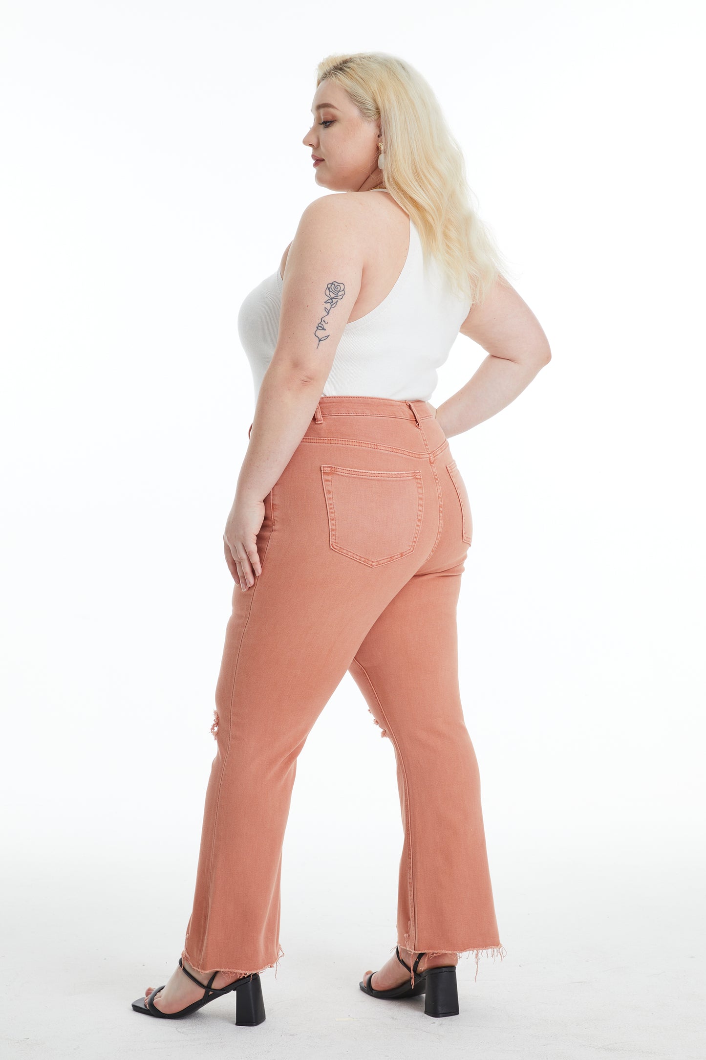 PLUS EMILY HIGH RISE FLARE