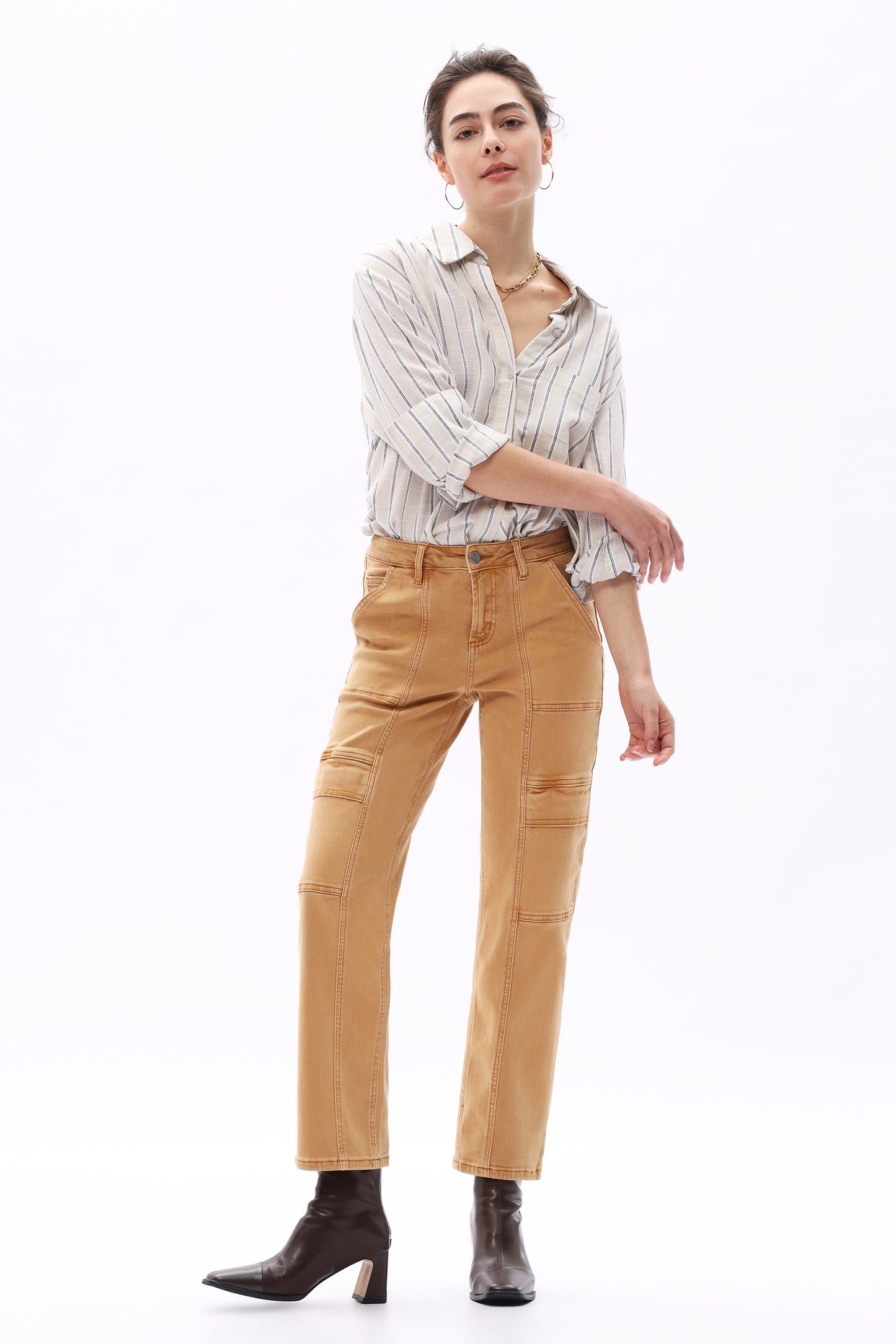 JUDY MID RISE STAIGHT LEG